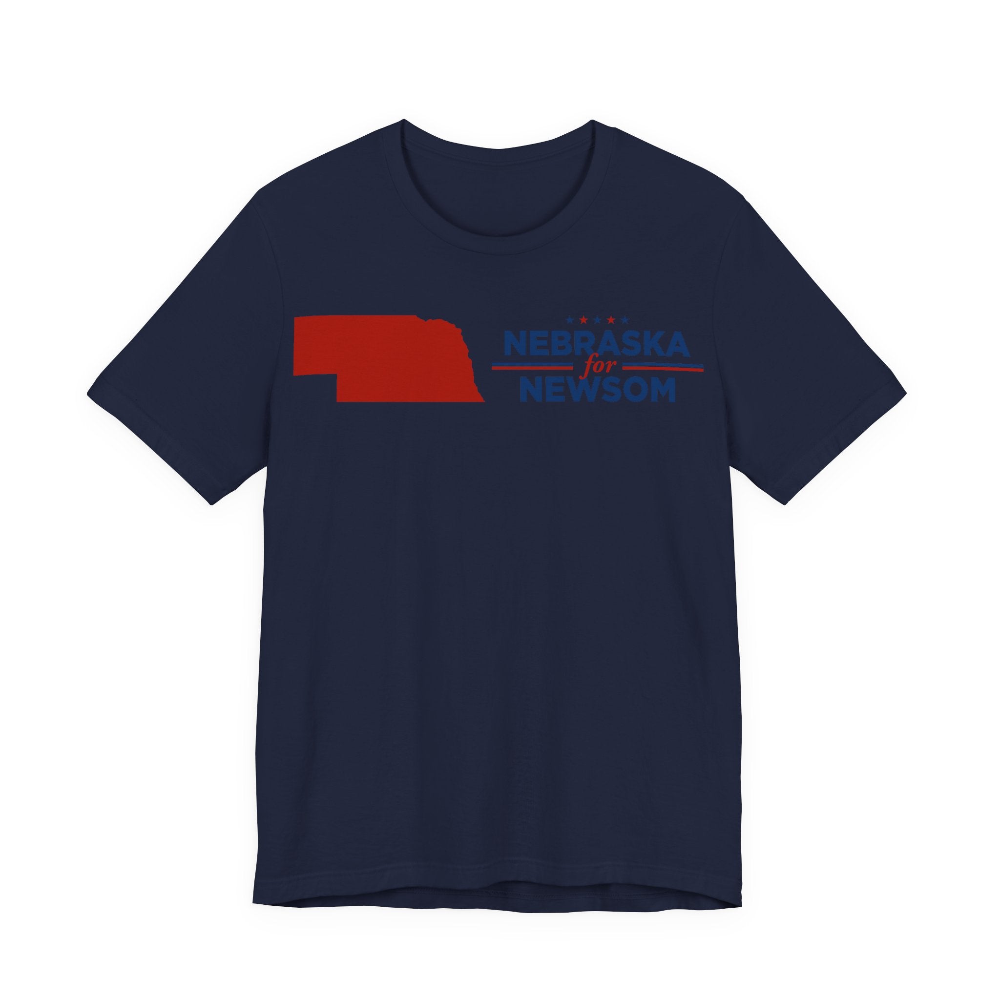 Nebraska for Gavin Newsom for President Campaign T-Shirt 2028