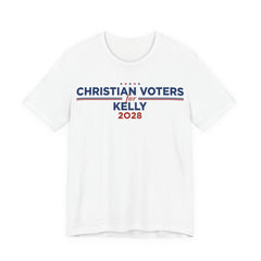 Christian Voters for Mark Kelly for President Campaign T-Shirt 2028