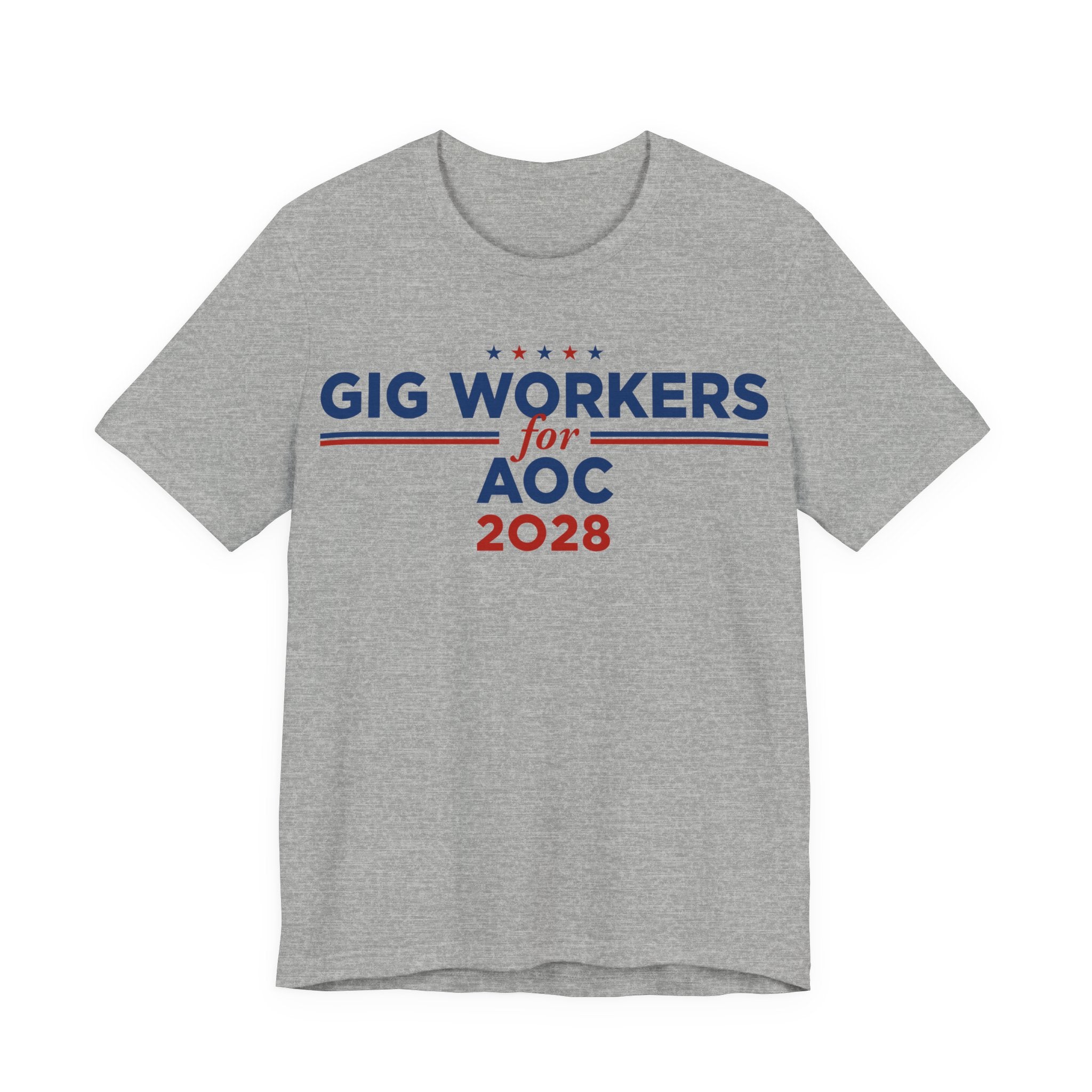 Gig Workers for AOC for President Campaign T-Shirt 2028