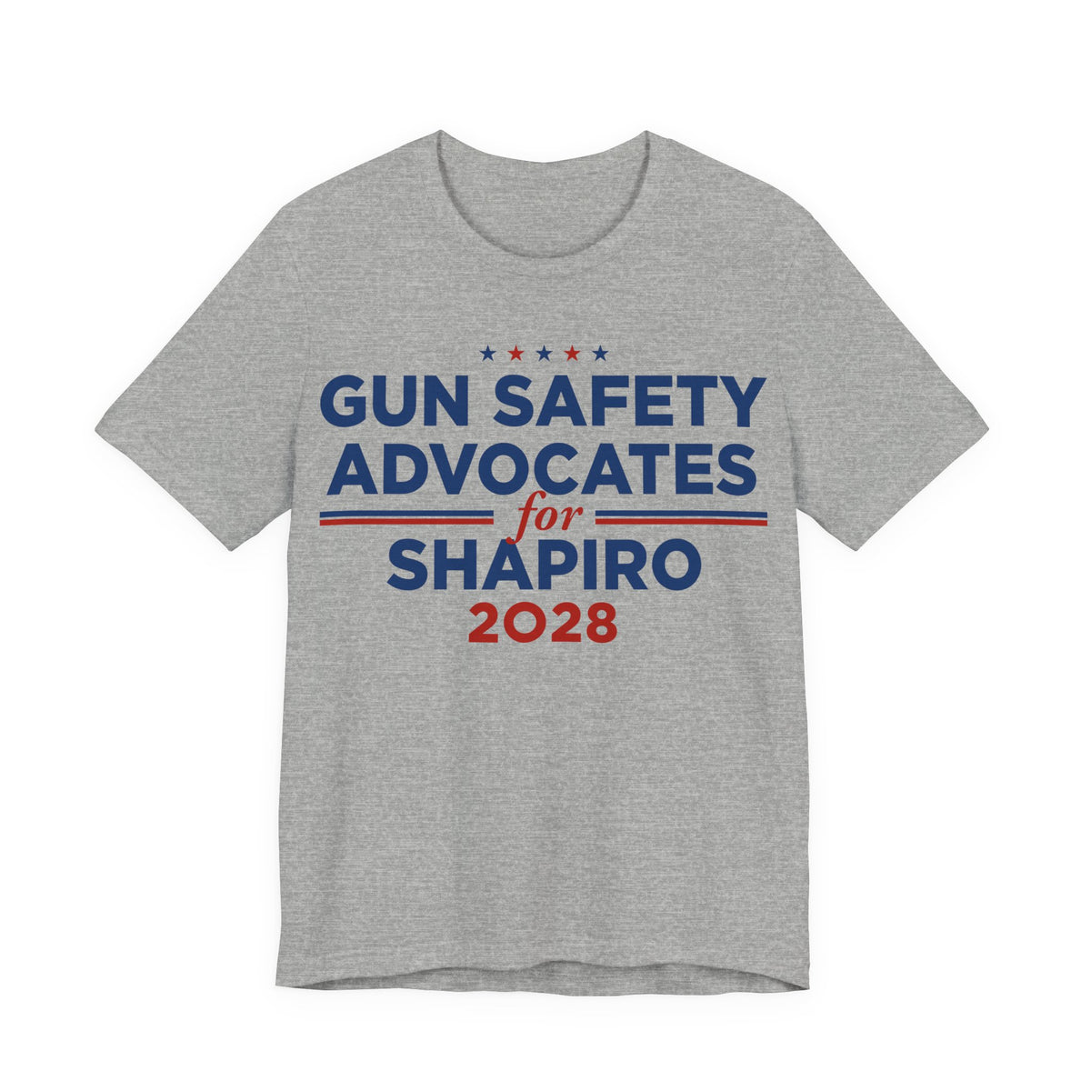 Gun Safety Advocates for Josh Shapiro for President Campaign T-Shirt 2028