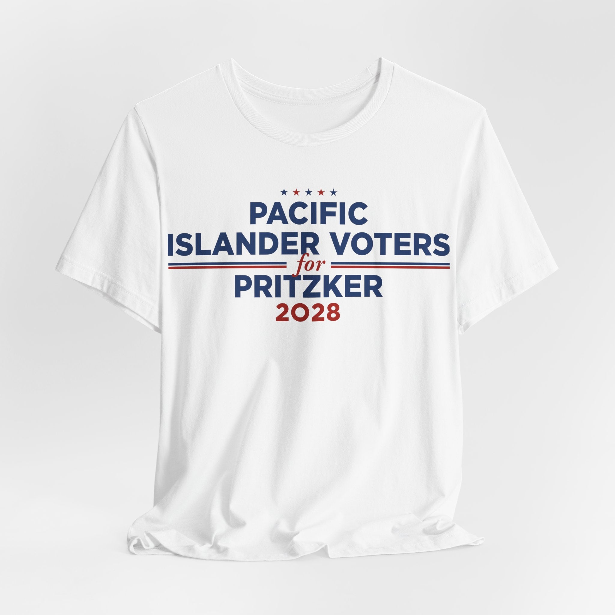 Pacific Islander Voters for J.B. Pritzker for President Campaign T-Shirt 2028