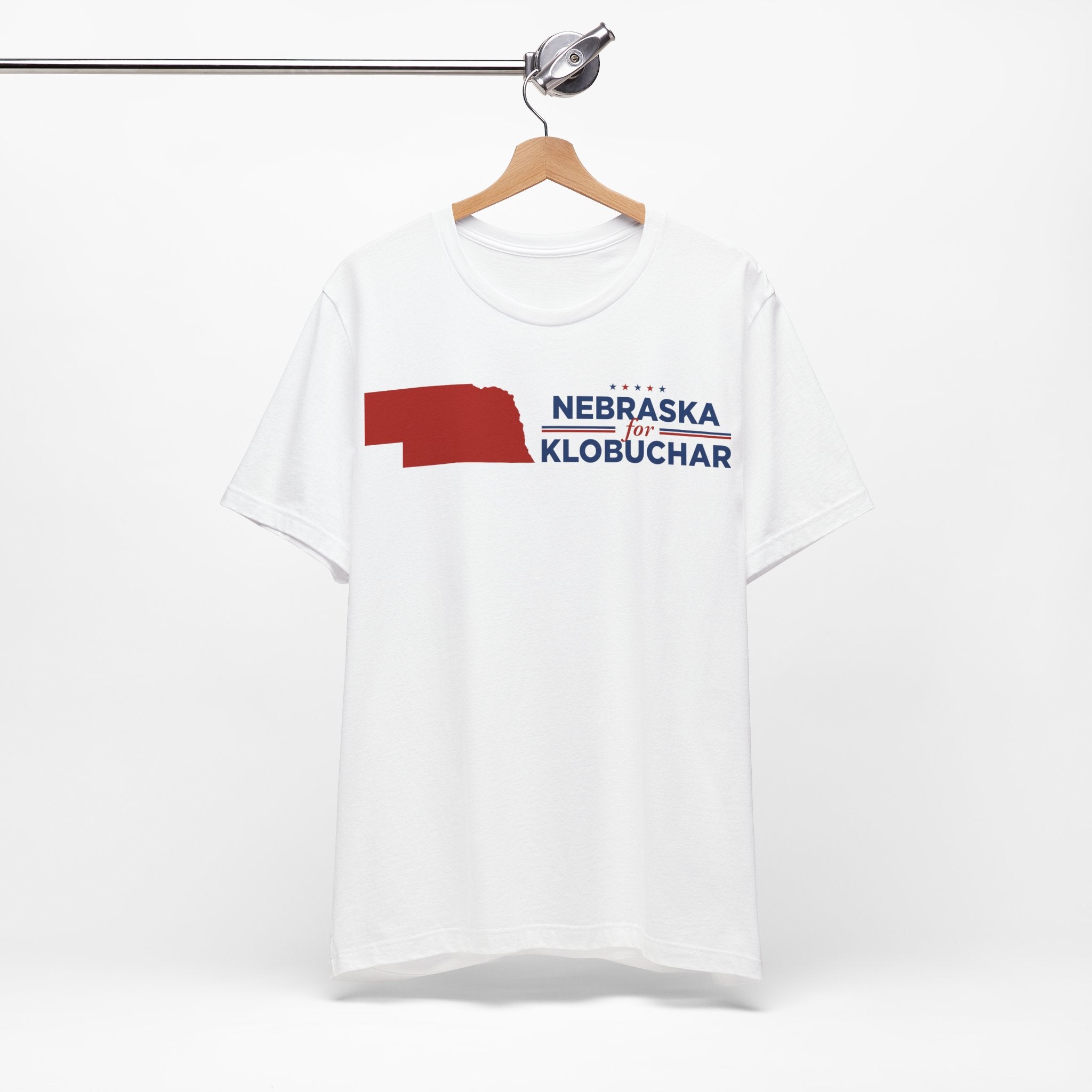 Nebraska for Amy Klobuchar for President Campaign T-Shirt 2028
