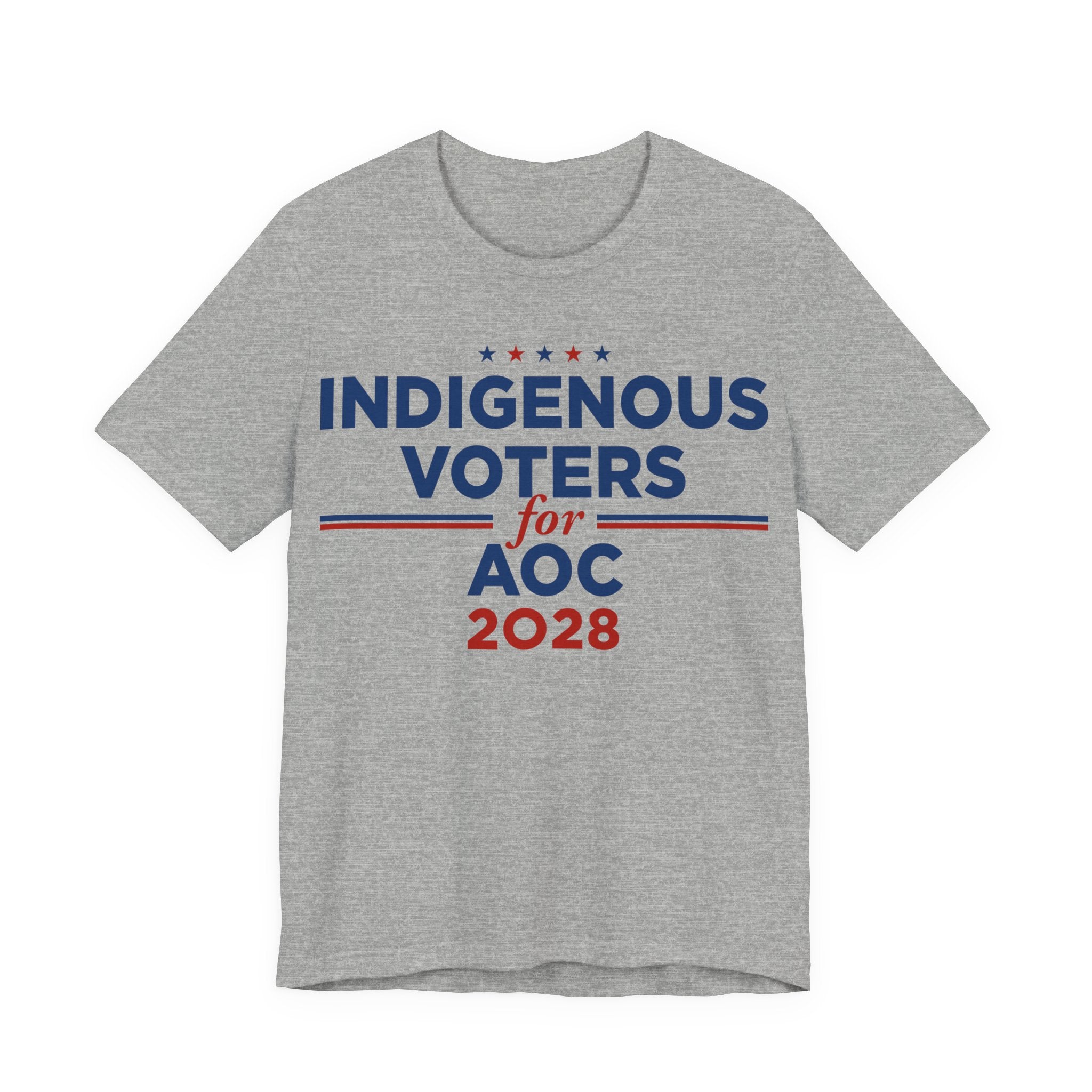 Indigenous Voters / Native Americans for AOC for President Campaign T-Shirt 2028