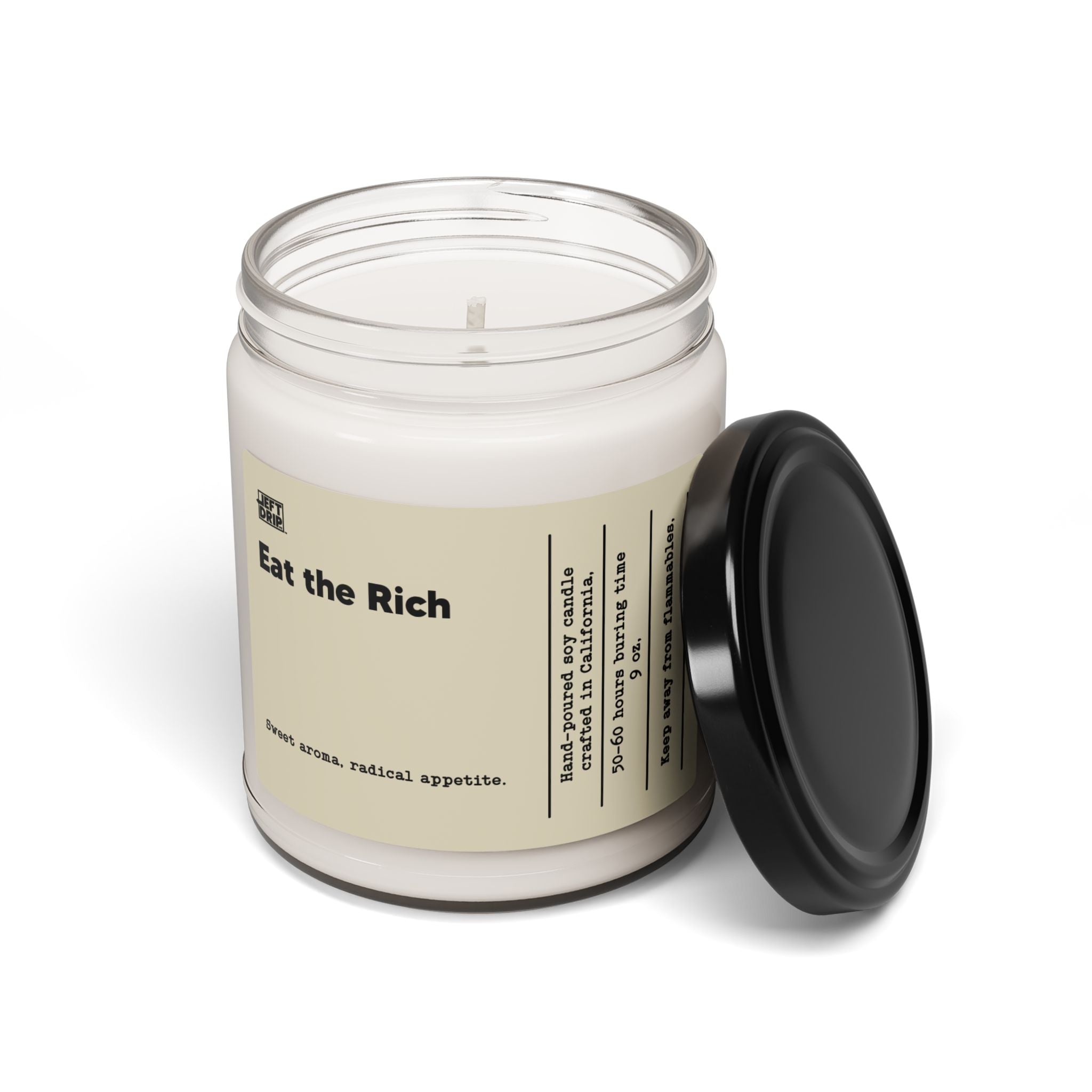 Eat the Rich – Hand-Poured Soy Candle (9 oz)