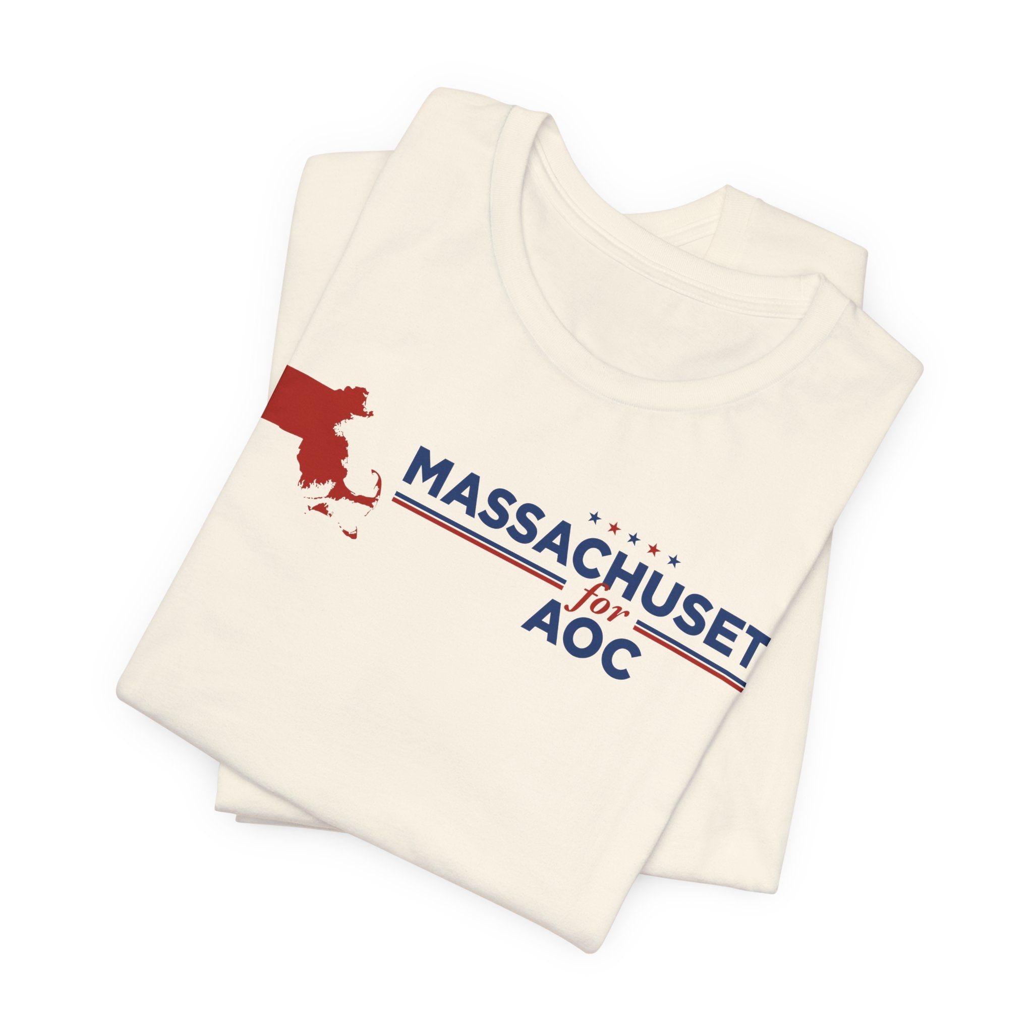 Massachusetts for AOC for President Campaign T-Shirt 2028