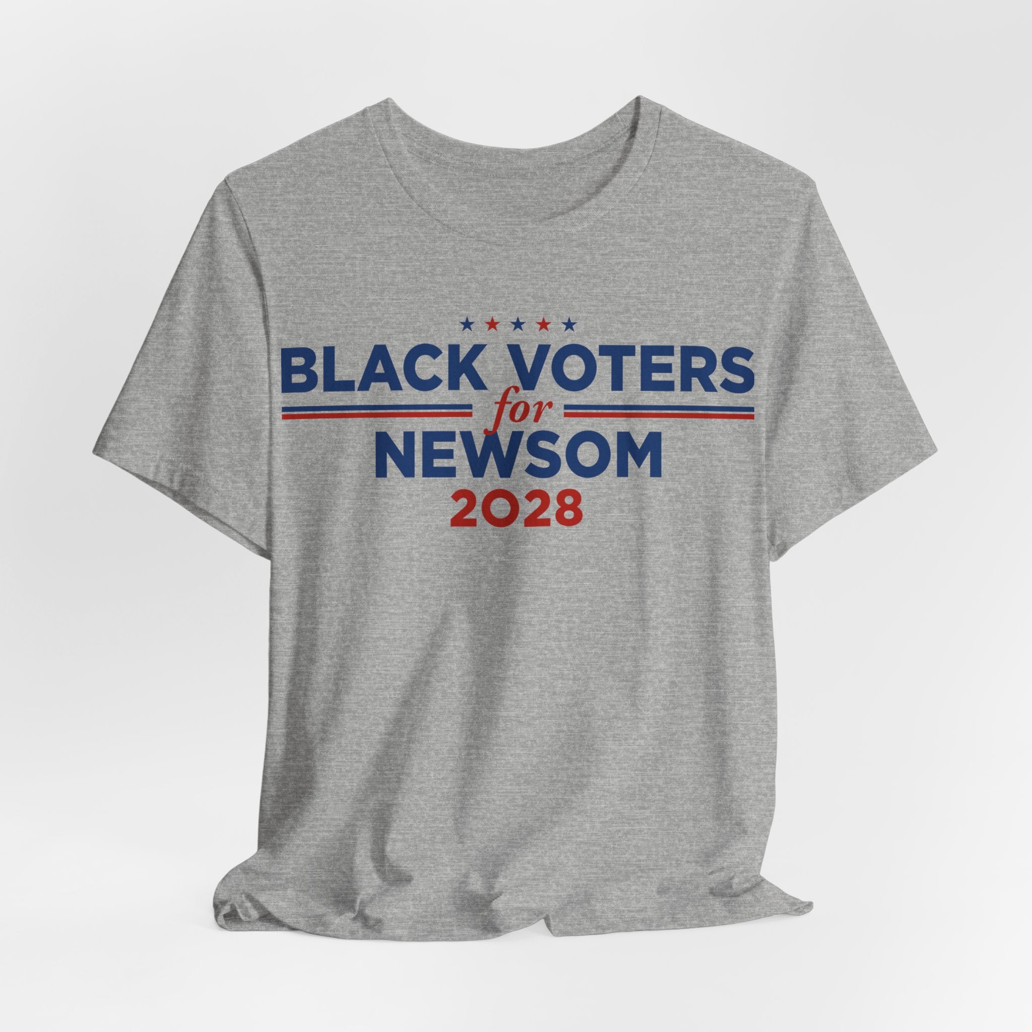 Black Voters for Gavin Newsom Campaign T-Shirt for President 2028