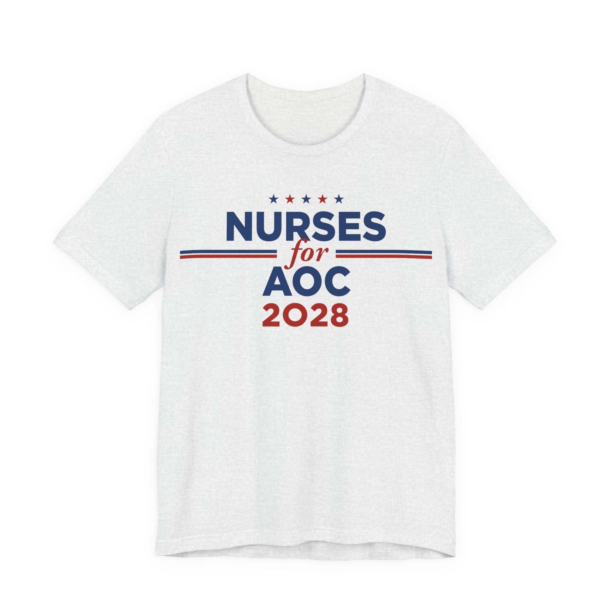 Nurses for AOC for President Campaign T-Shirt 2028