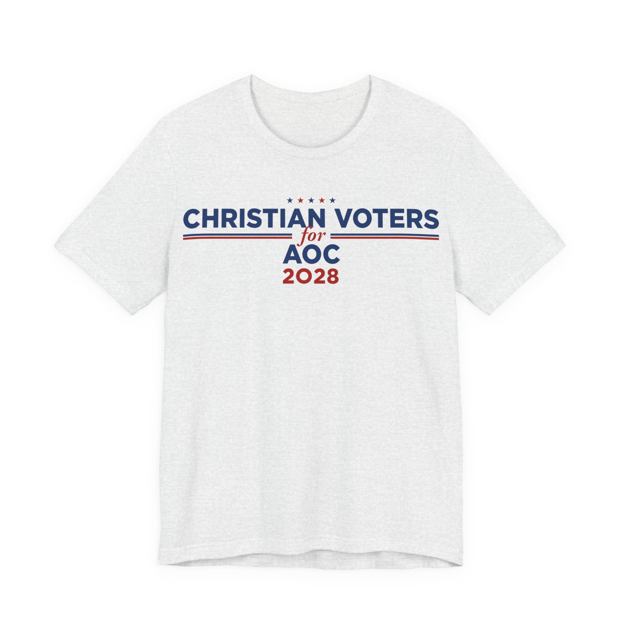 Christian Voters for AOC for President Campaign T-Shirt 2028