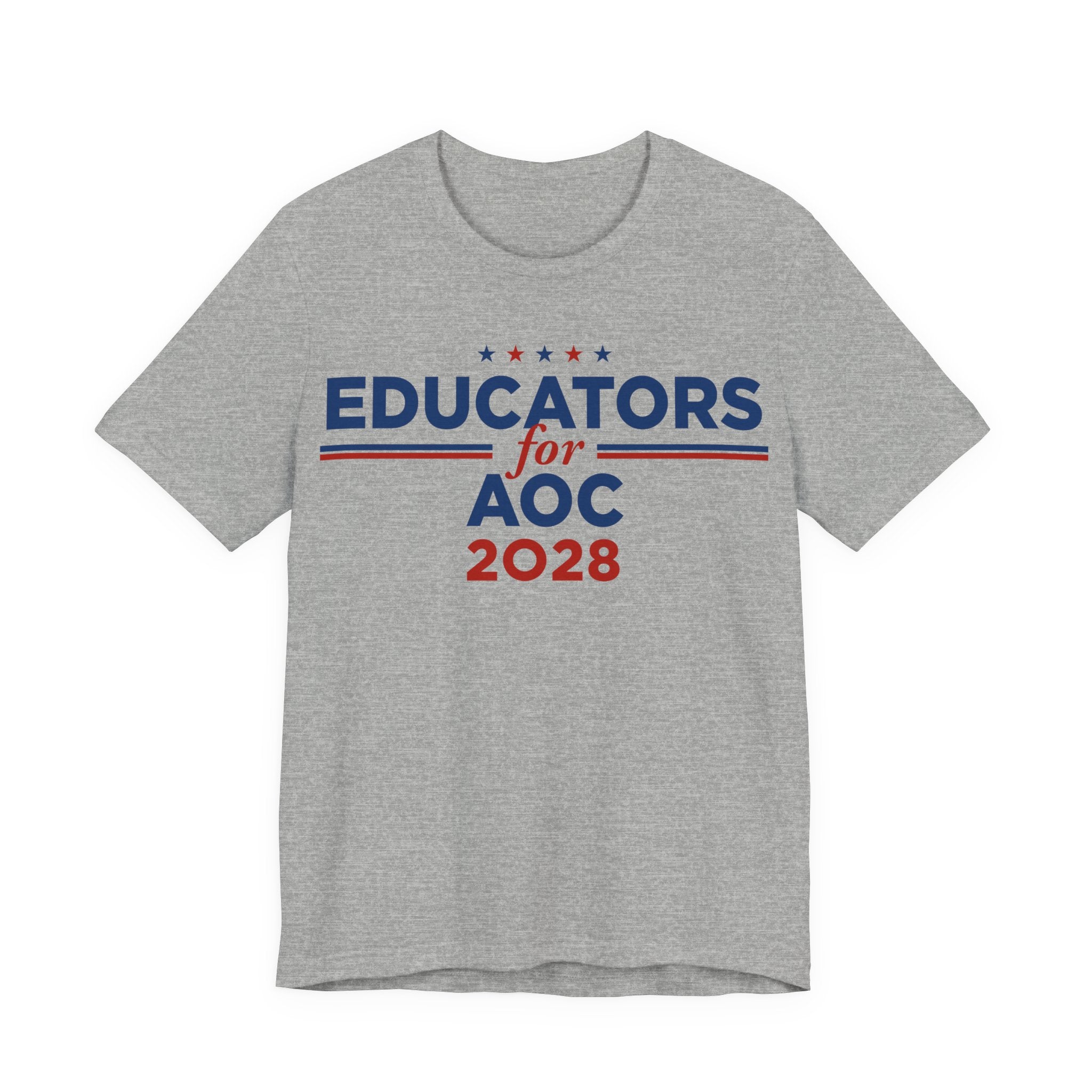 Educators for AOC for President Campaign T-Shirt 2028