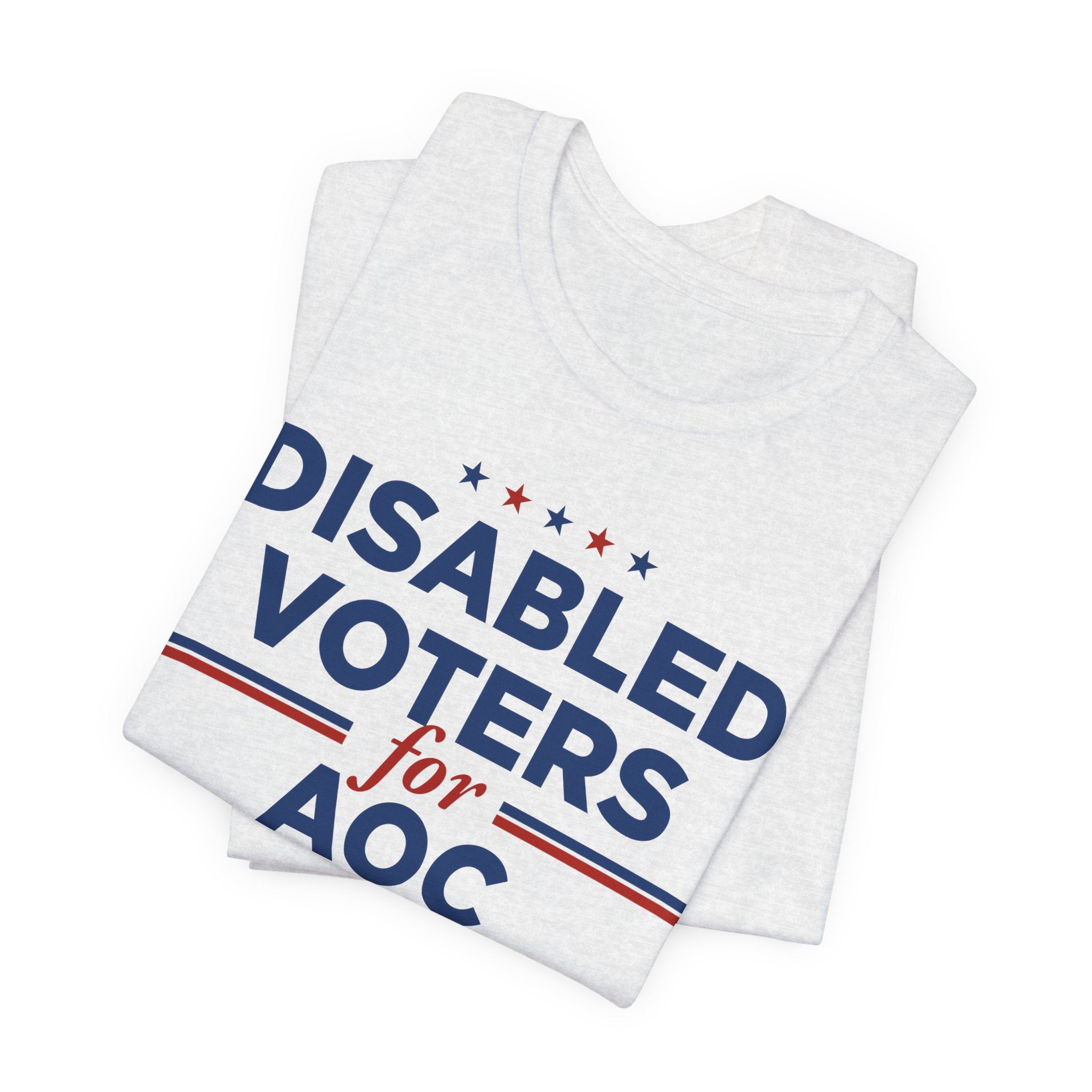 Disabled Voters for AOC for President Campaign T-Shirt 2028