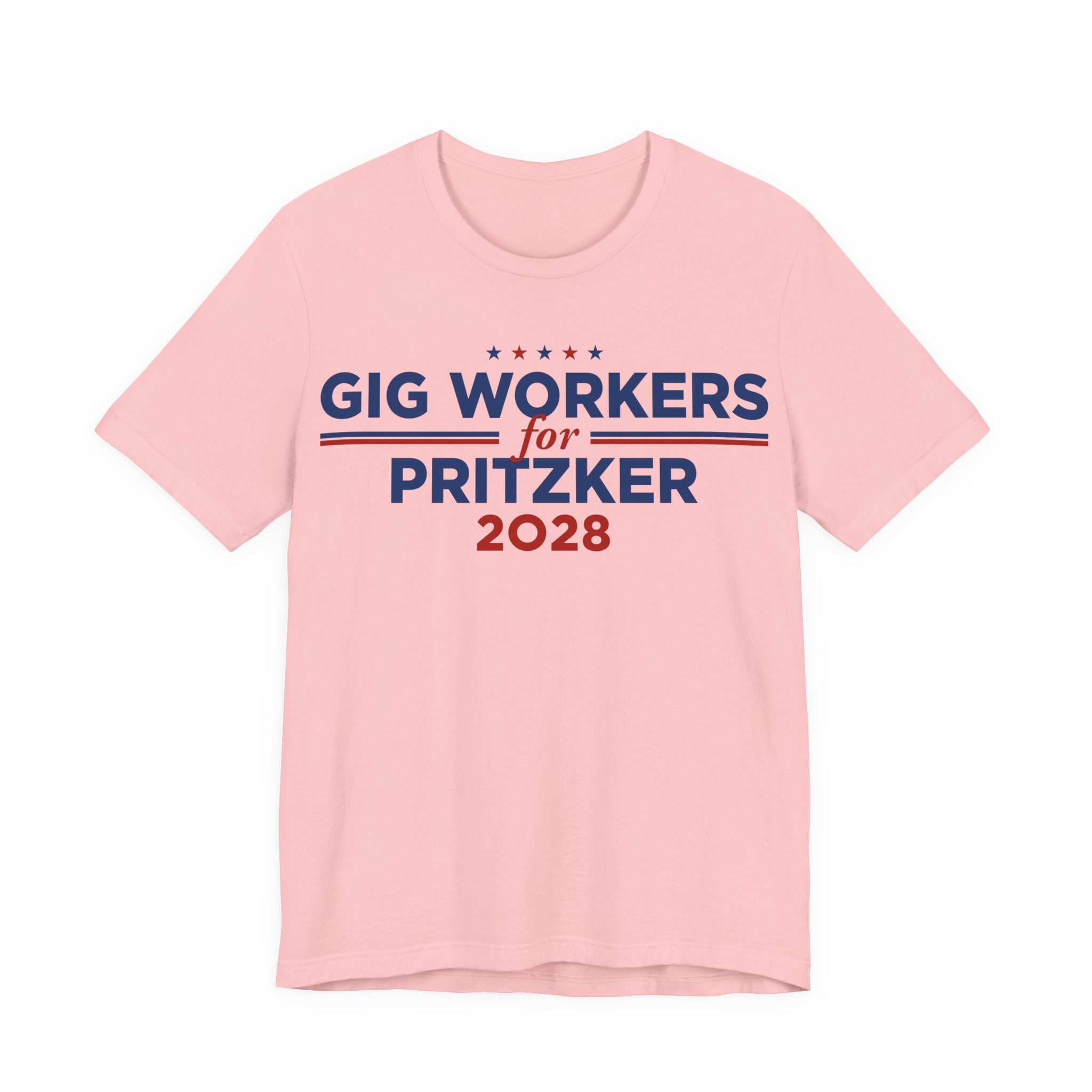 Gig Workers for J.B. Pritzker for President Campaign T-Shirt 2028