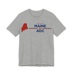 Maine for AOC for President Campaign T-Shirt 2028