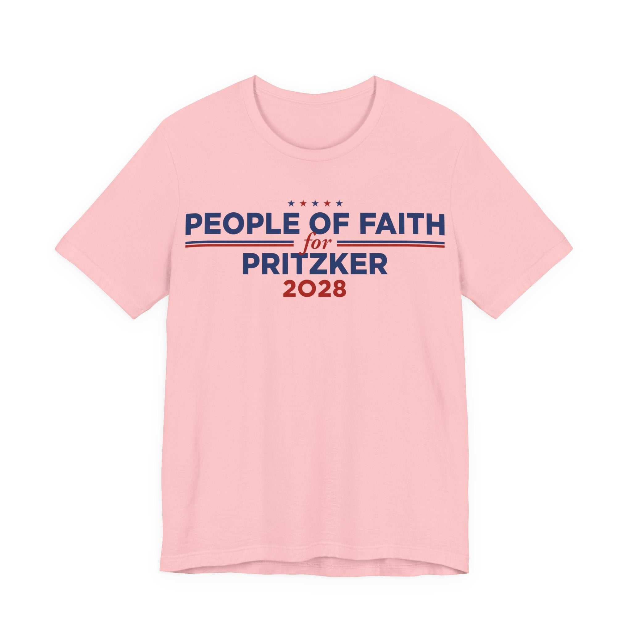People of Faith for J.B. Pritzker for President Campaign T-Shirt 2028