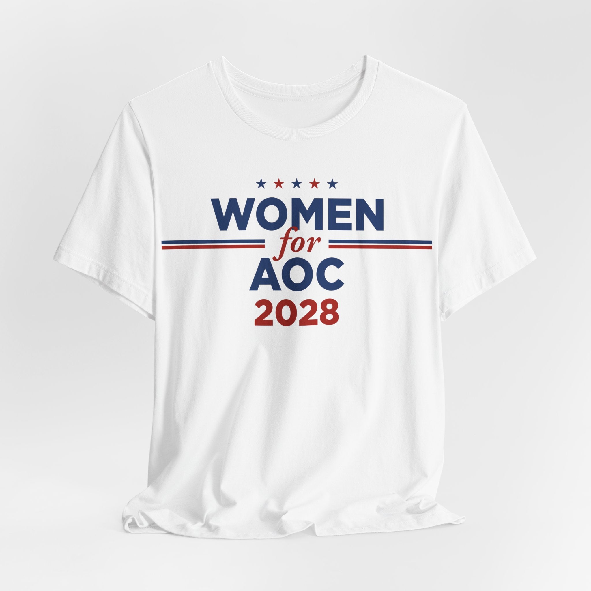 Women for AOC for President Campaign T-Shirt 2028