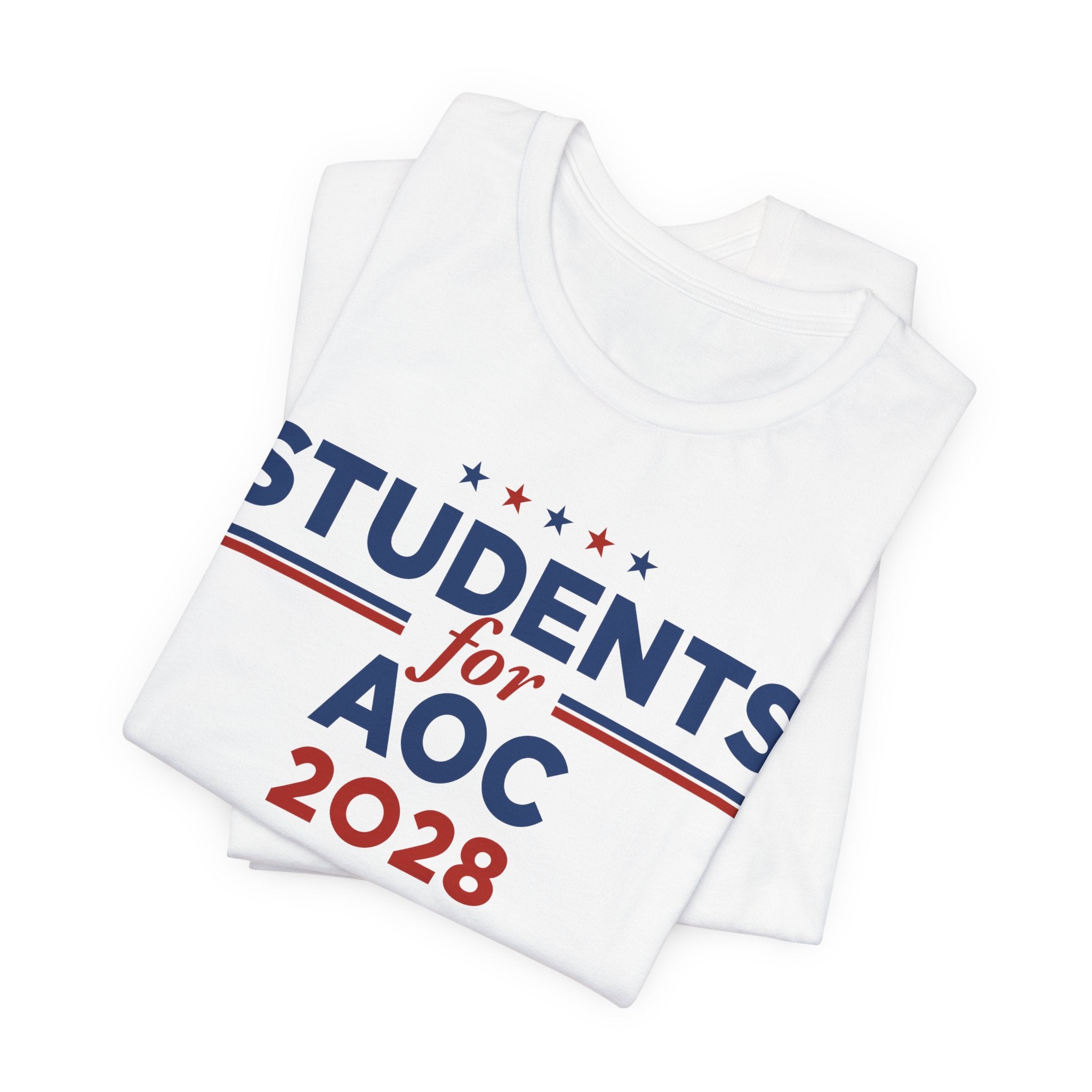 Students for AOC for President Campaign T-Shirt 2028