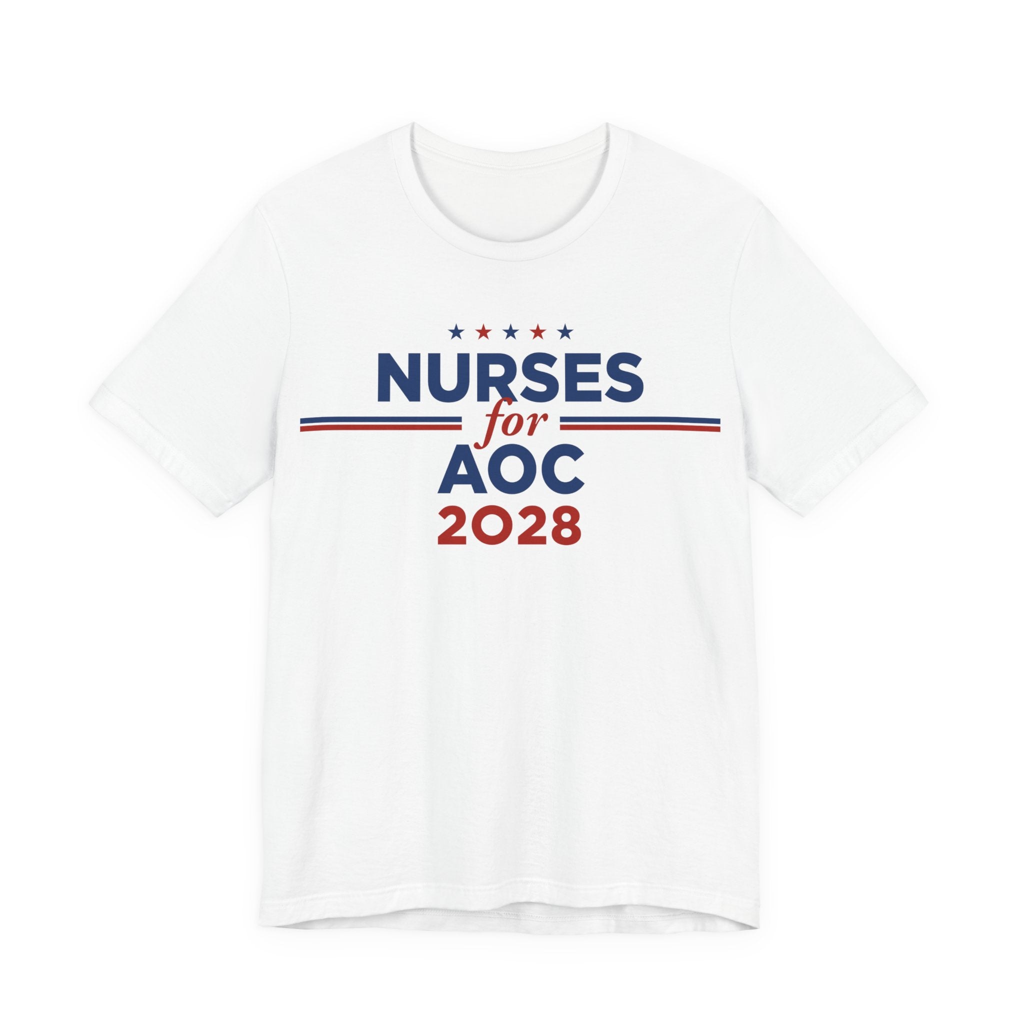 Nurses for AOC for President Campaign T-Shirt 2028