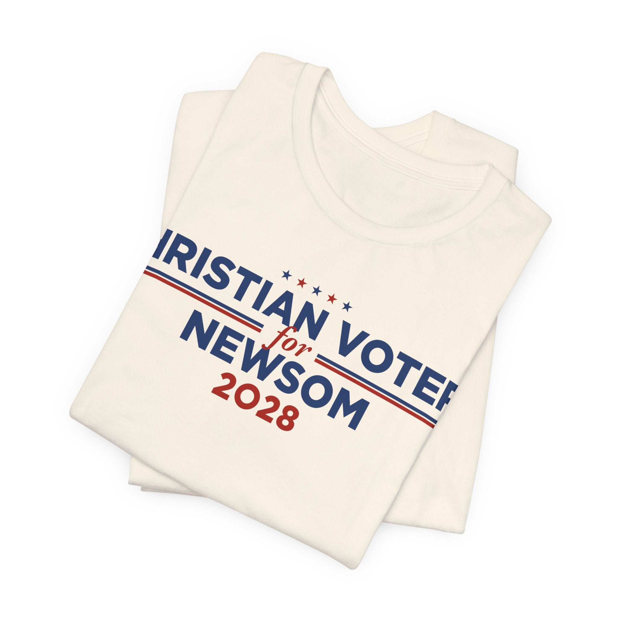 Christian Voters for Gavin Newsom for President Campaign T-Shirt 2028