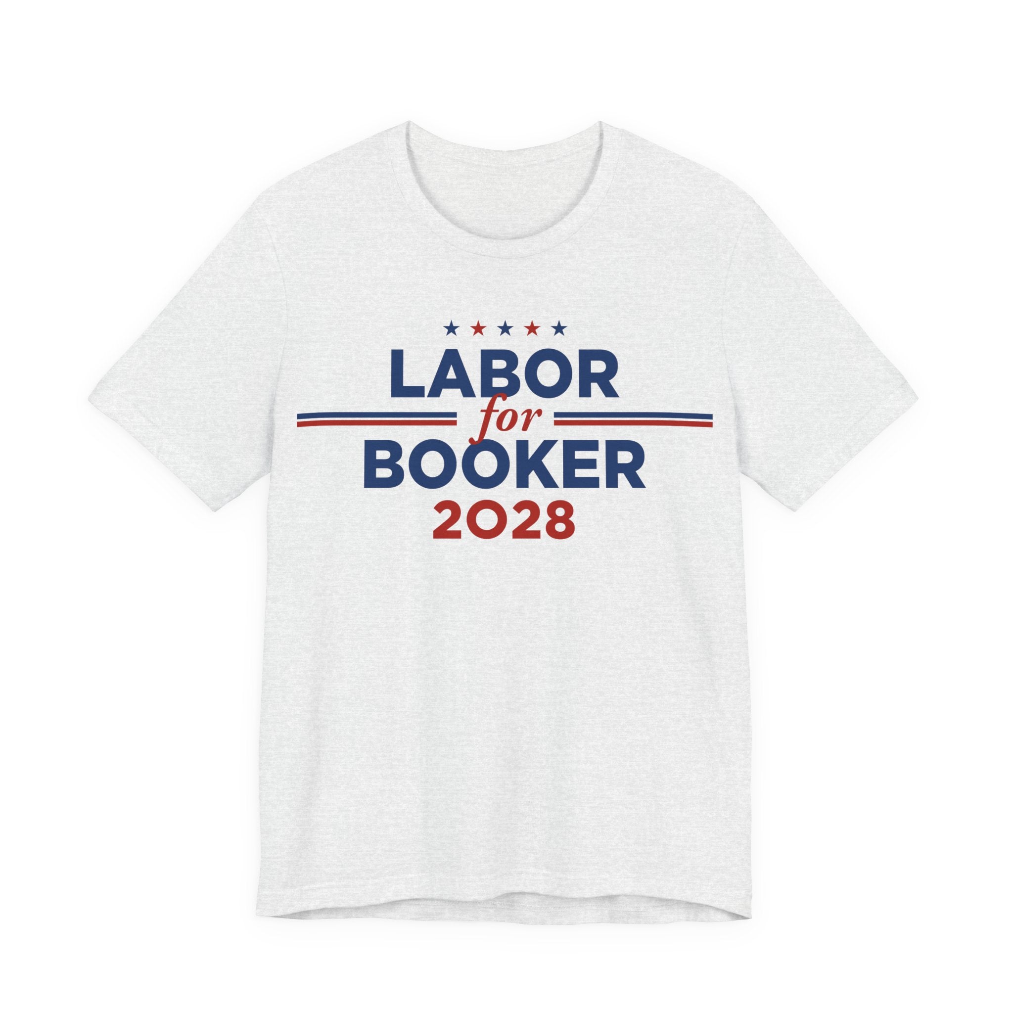 Labor for Cory Booker for President Campaign T-Shirt 2028