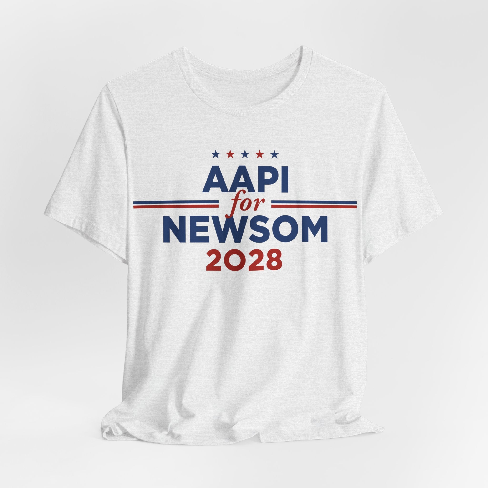 AAPI Asian American and Pacific Islander for Gavin Newsom Campaign T-Shirt for President 2028