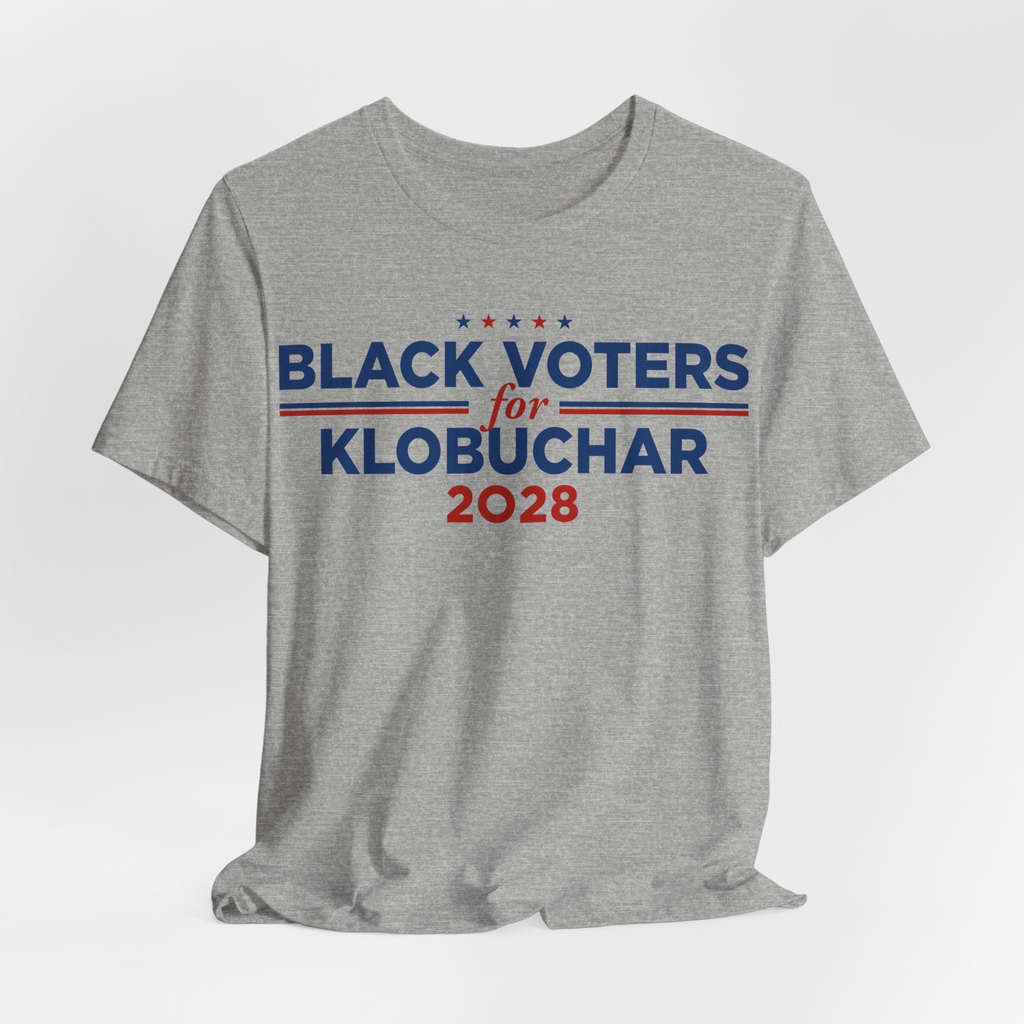 Black Voters for Amy Klobuchar Campaign T-Shirt for President 2028