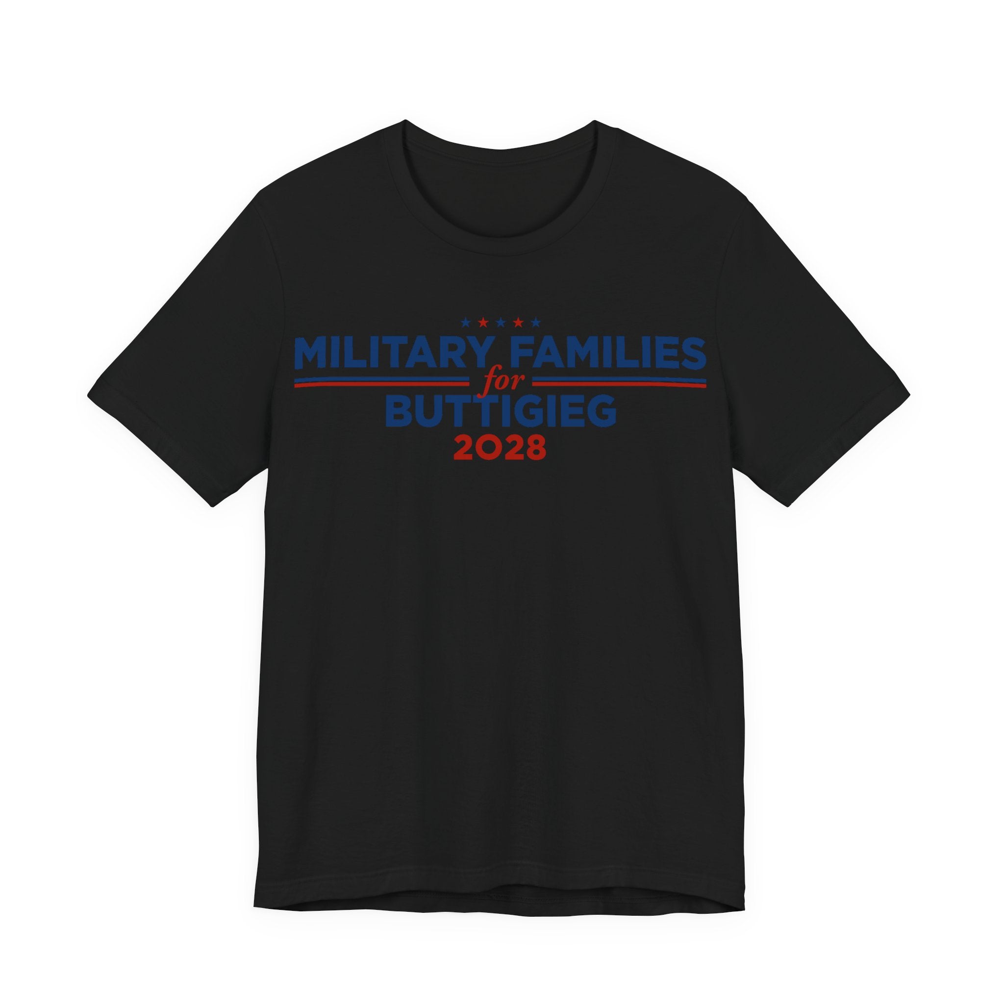Military Families for Pete Buttigieg for President Campaign T-Shirt 2028