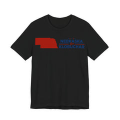 Nebraska for Amy Klobuchar for President Campaign T-Shirt 2028