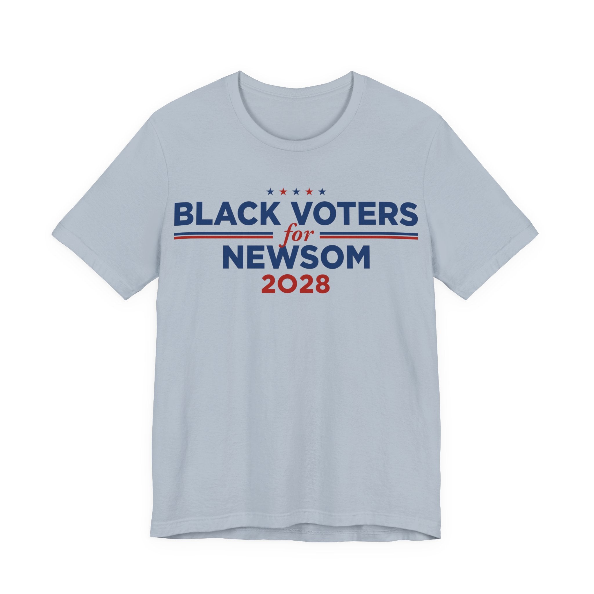 Black Voters for Gavin Newsom Campaign T-Shirt for President 2028