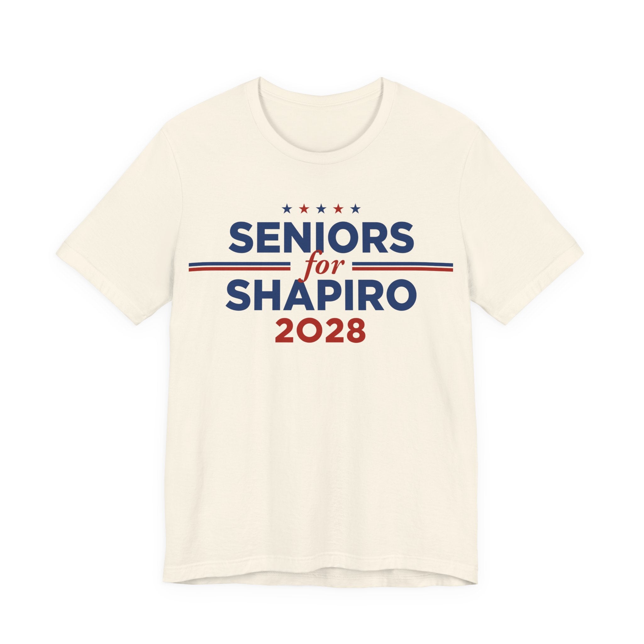 Seniors for Josh Shapiro for President Campaign T-Shirt 2028