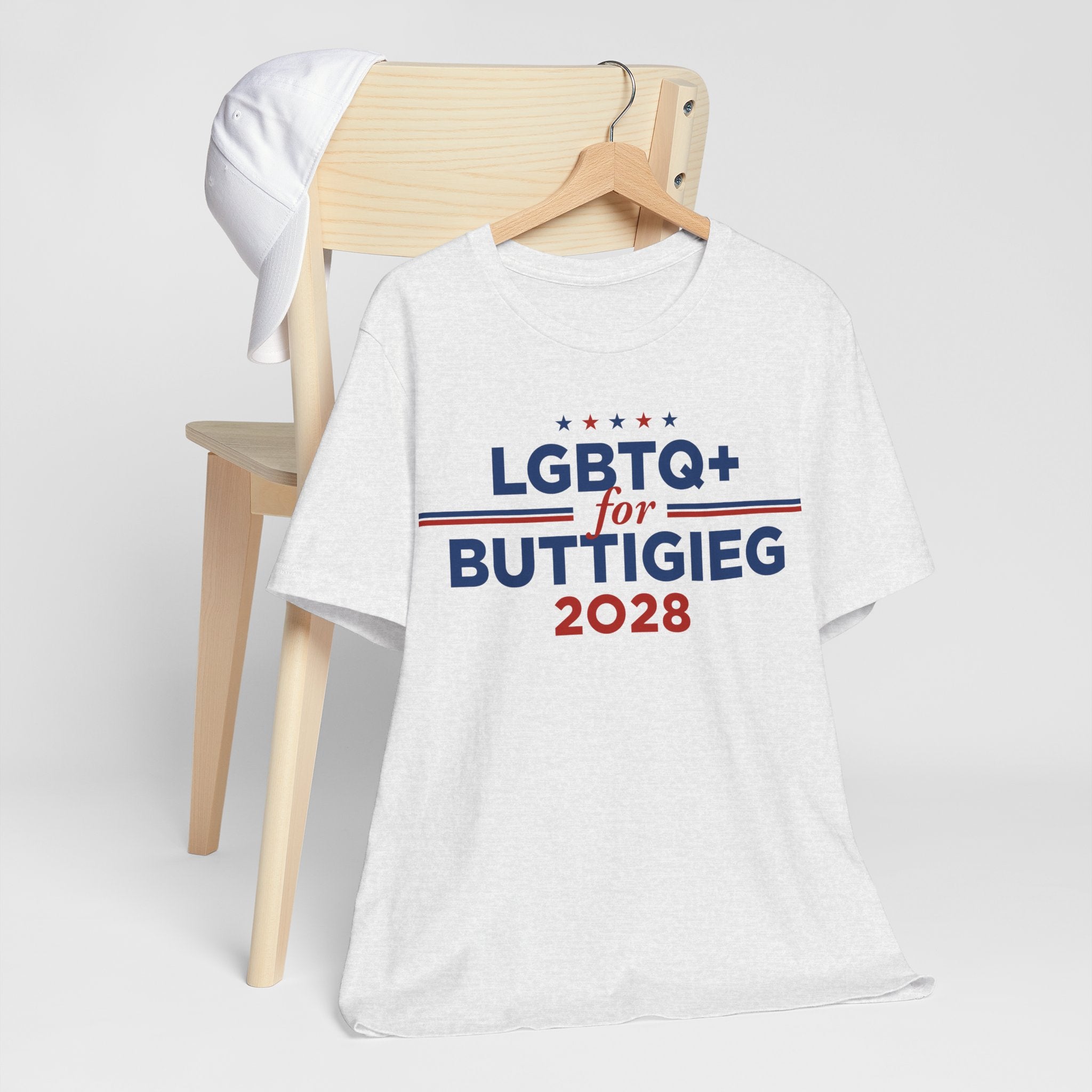 LGBTQ+ for Pete Buttigieg for President Campaign T-Shirt 2028