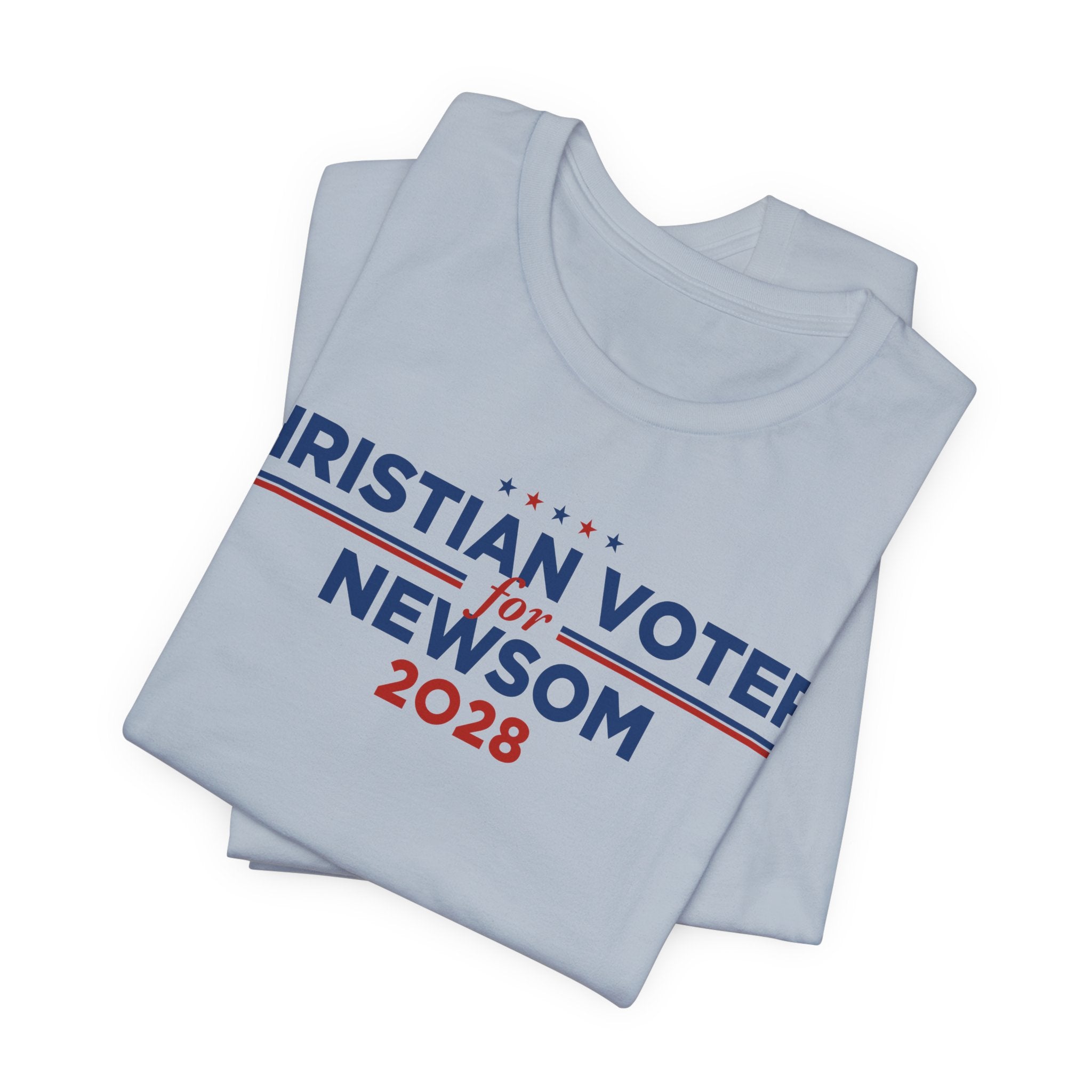Christian Voters for Gavin Newsom for President Campaign T-Shirt 2028