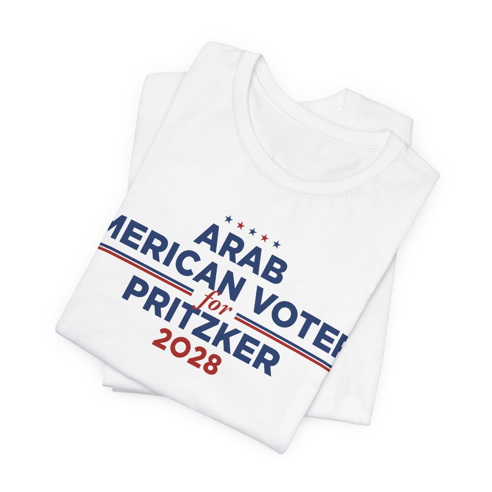 Arab American Voters for J.B. Pritzker for President Campaign T-Shirt 2028