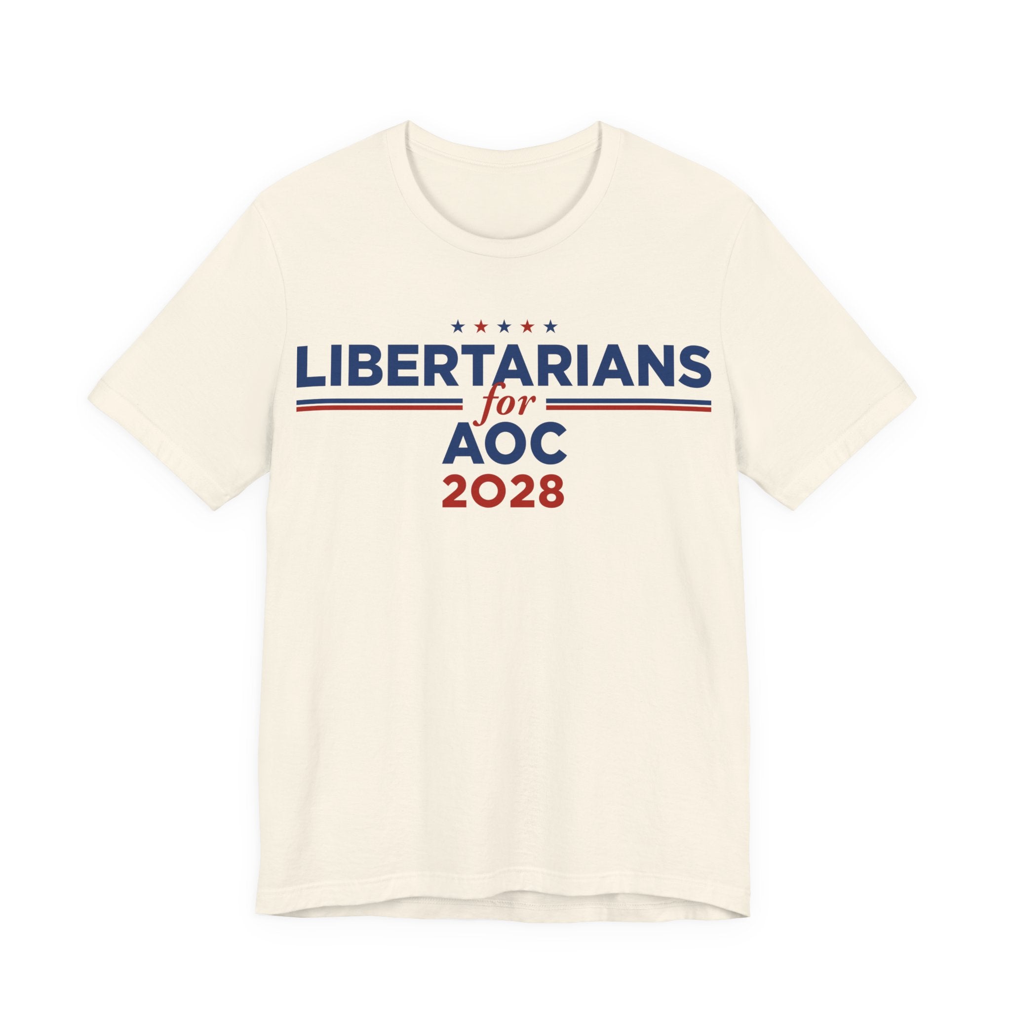 Libertarians for AOC for President Campaign T-Shirt 2028