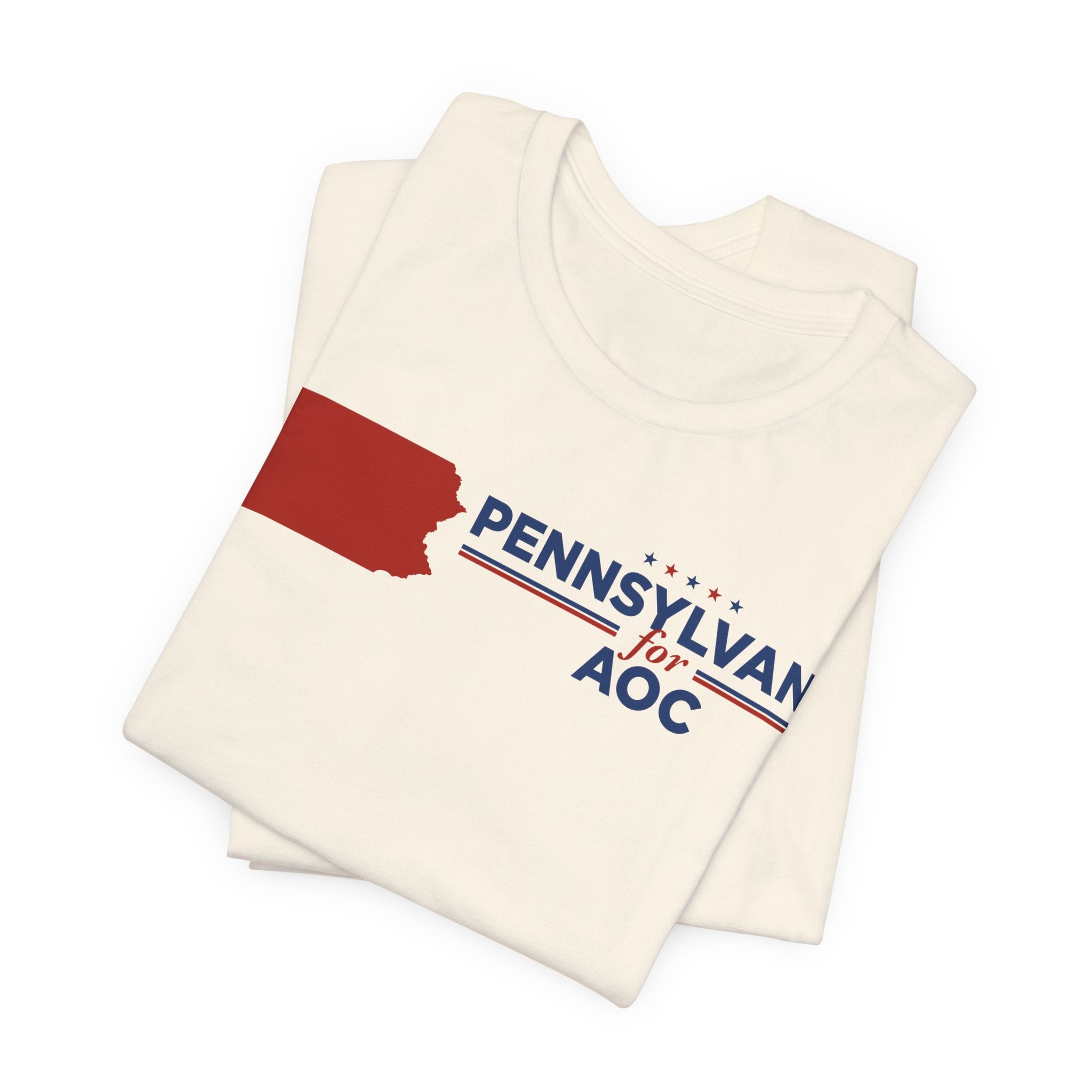 Pennsylvania for AOC for President Campaign T-Shirt 2028