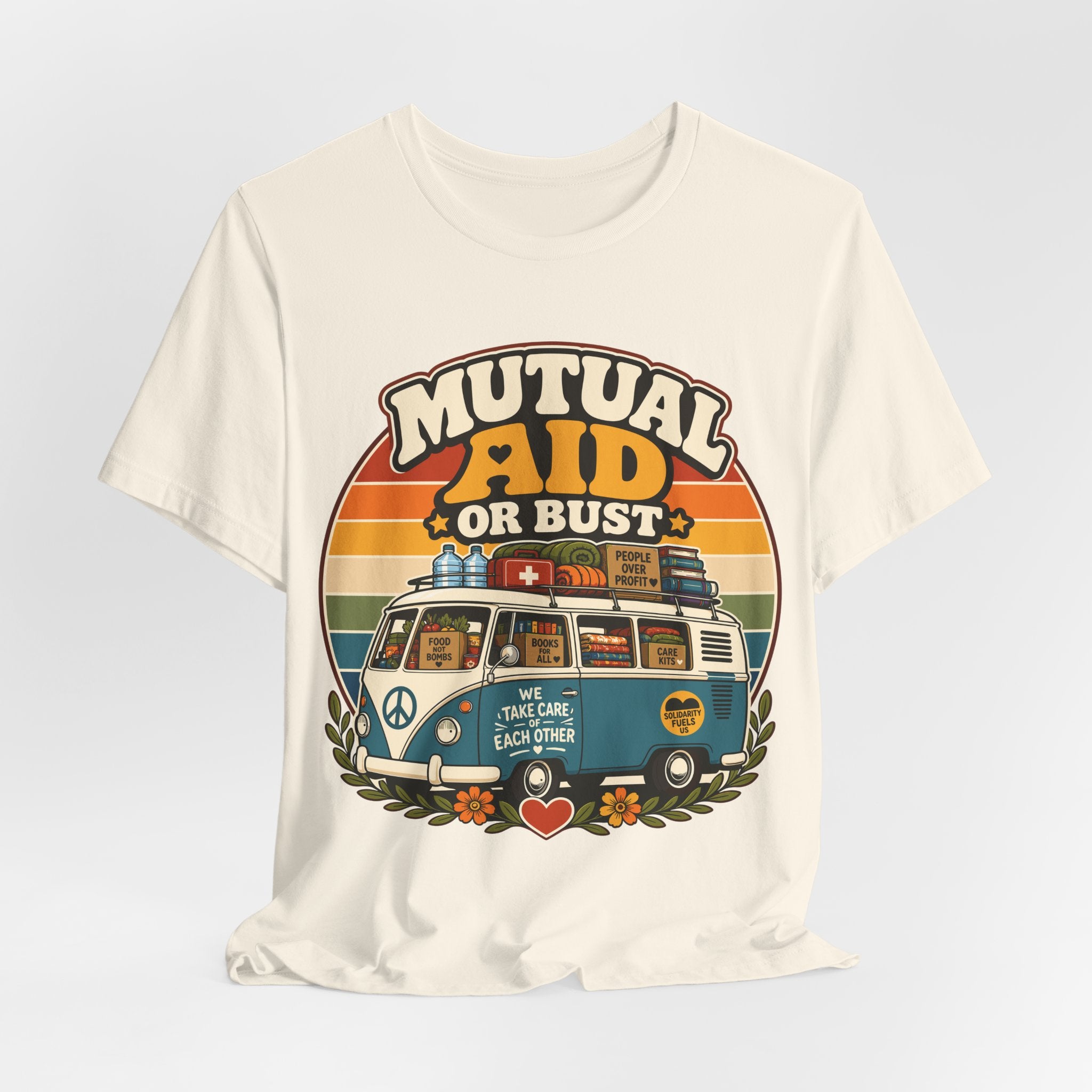 Community Care Caravan T-Shirt | Mutual Aid Progressive Graphic Tee