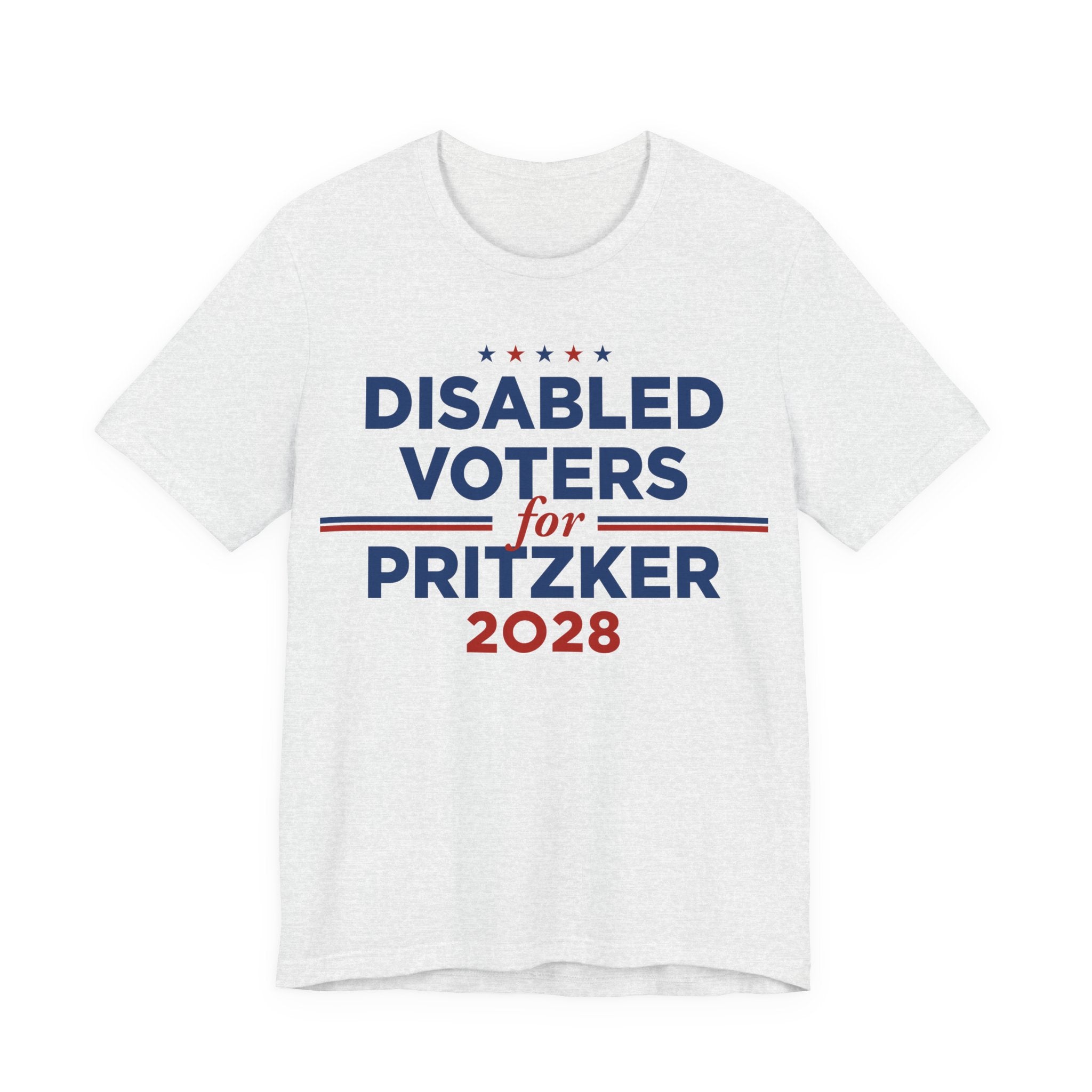 Disabled Voters for J.B. Pritzker for President Campaign T-Shirt 2028