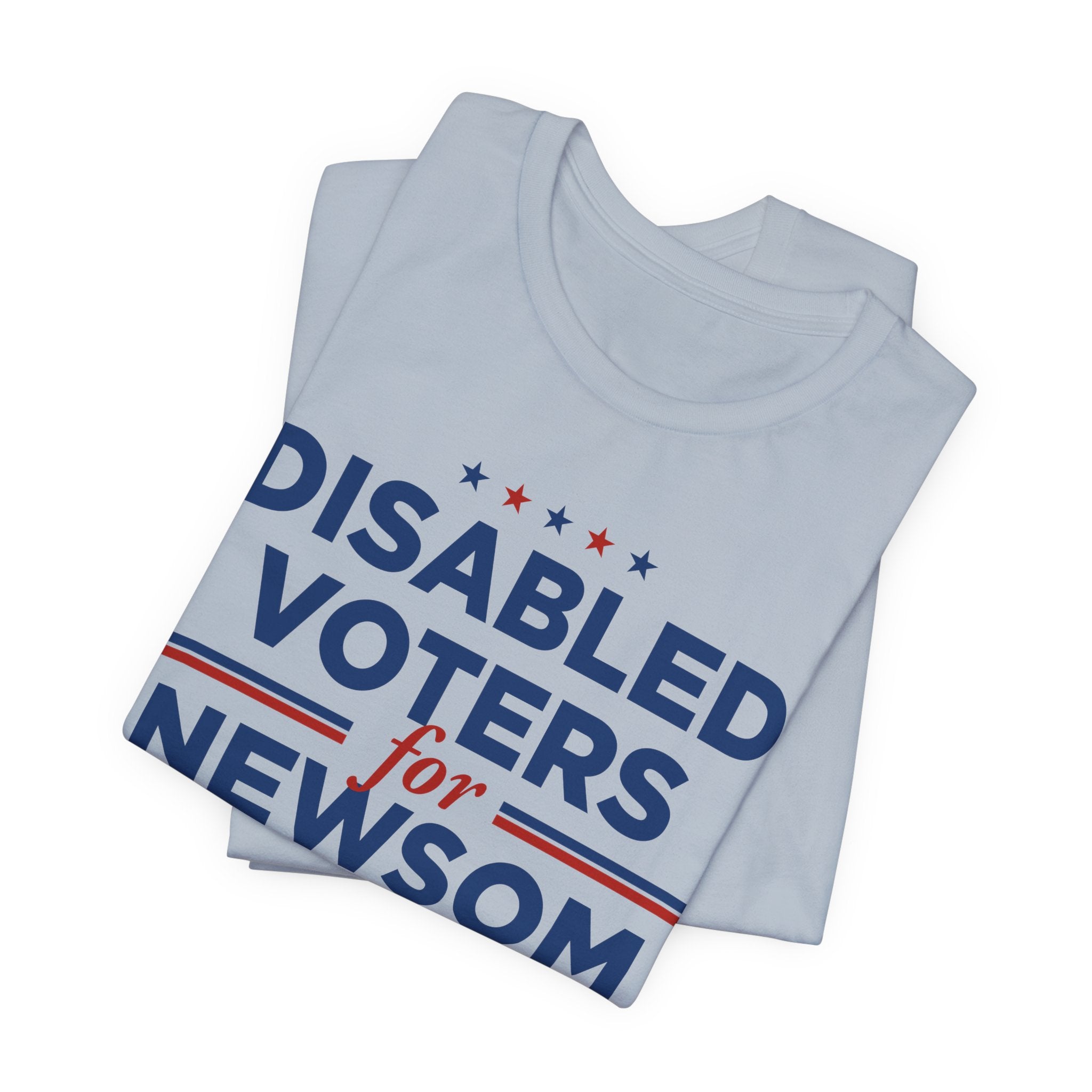 Disabled Voters for Gavin Newsom for President Campaign T-Shirt 2028