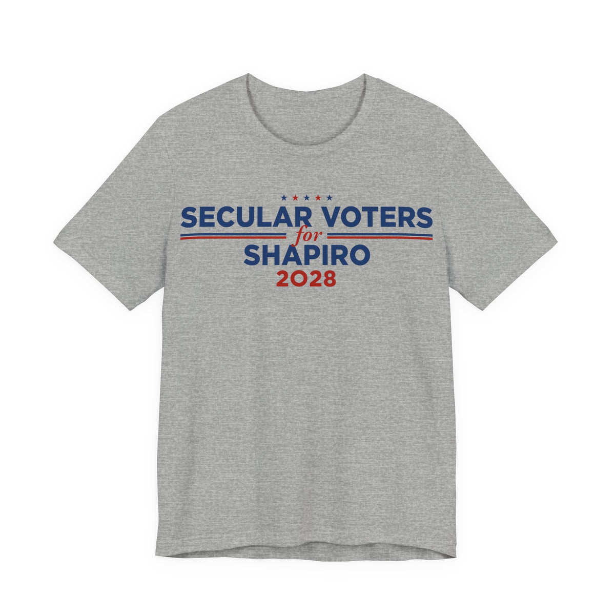 Secular Voters for Josh Shapiro for President Campaign T-Shirt 2028