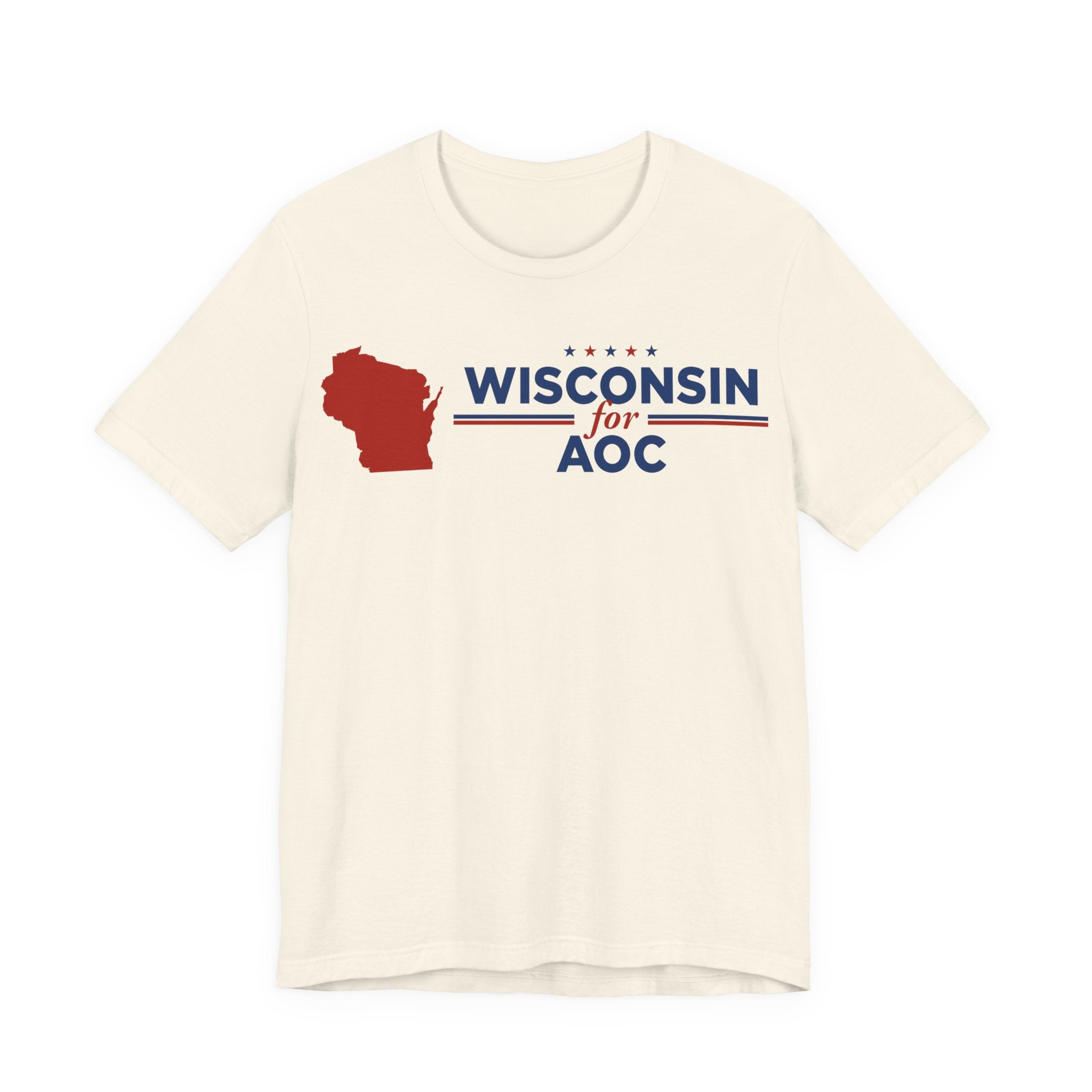 Wisconsin for AOC for President Campaign T-Shirt 2028