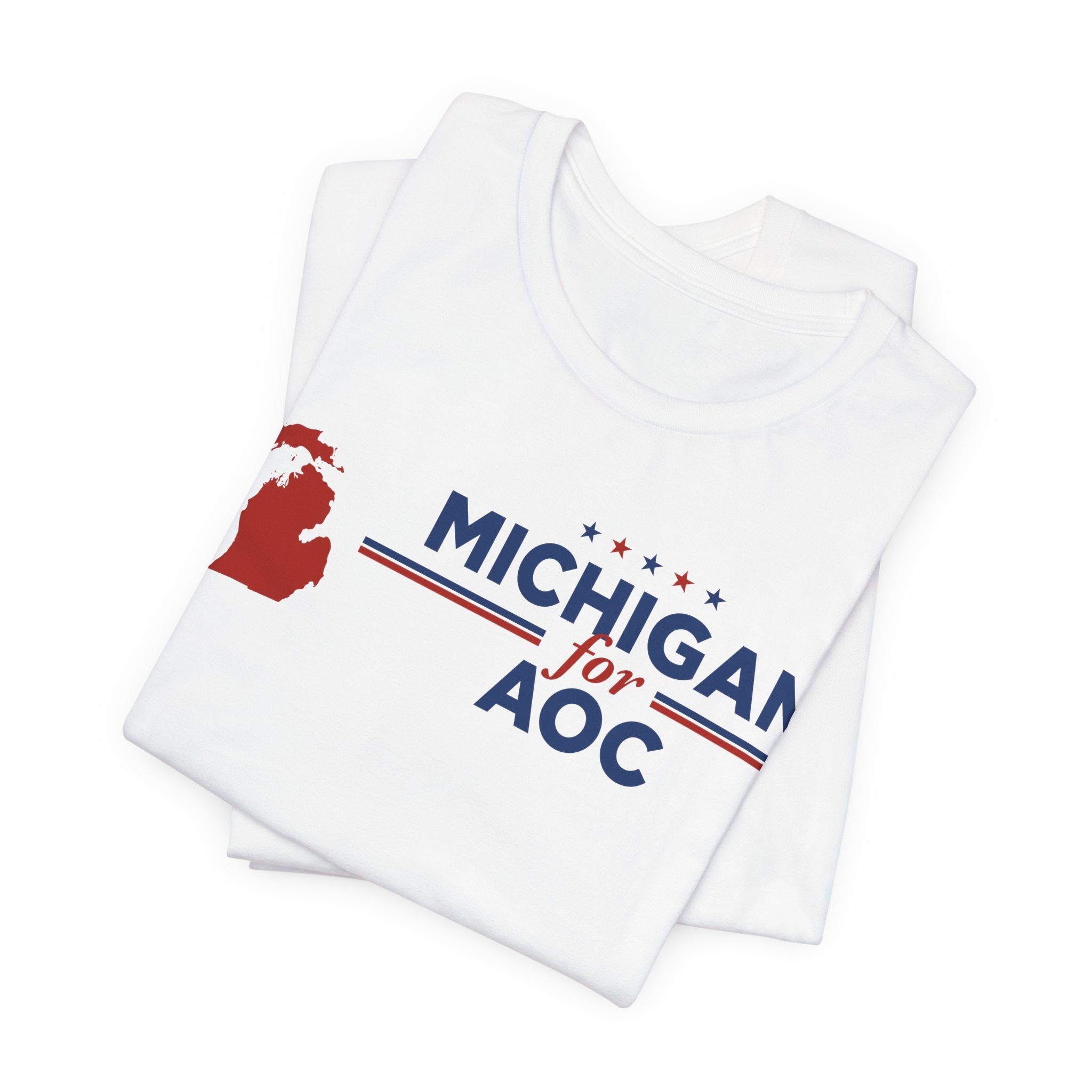 Michigan for AOC for President Campaign T-Shirt 2028