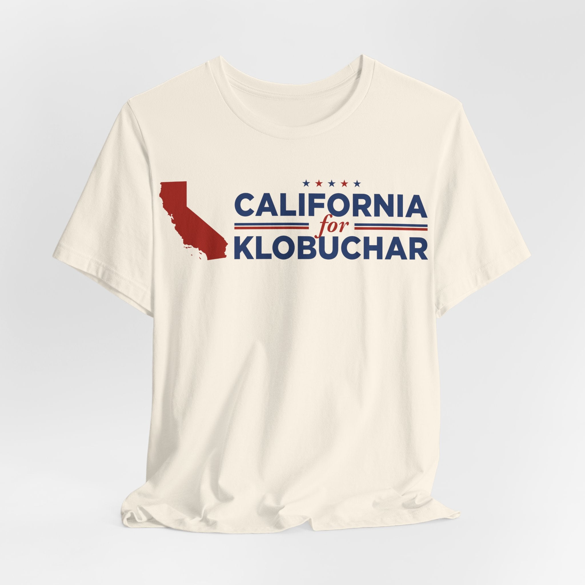California for Amy Klobuchar for President Campaign T-Shirt 2028