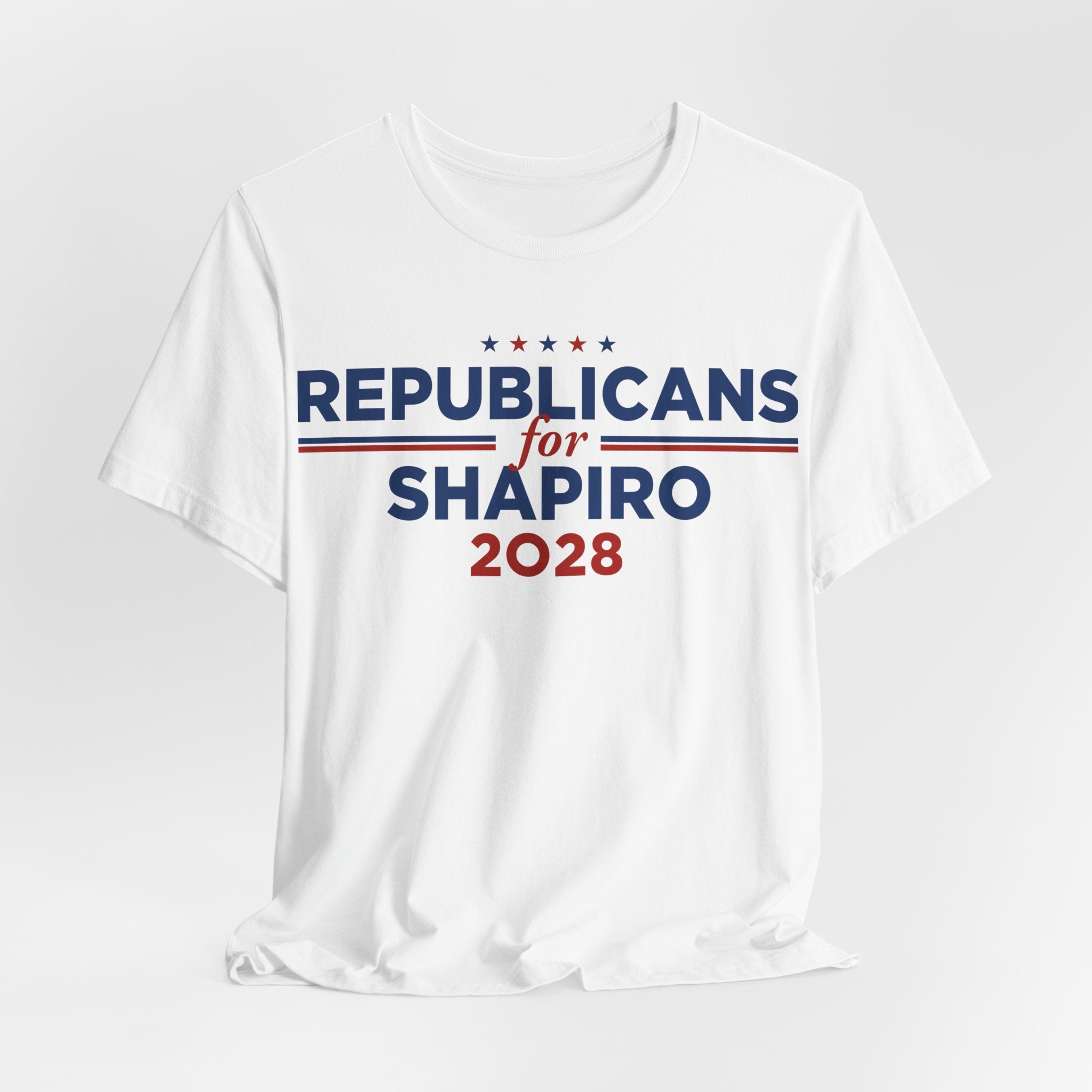 Republicans for Josh Shapiro for President Campaign T-Shirt 2028