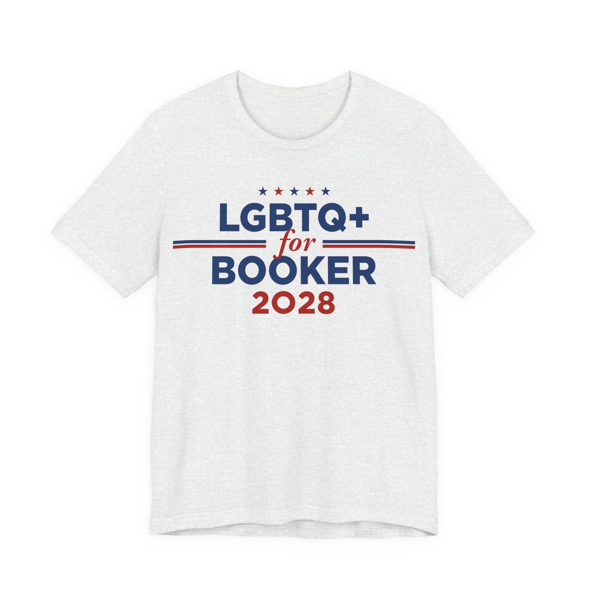 LGBTQ+ for Cory Booker for President Campaign T-Shirt 2028