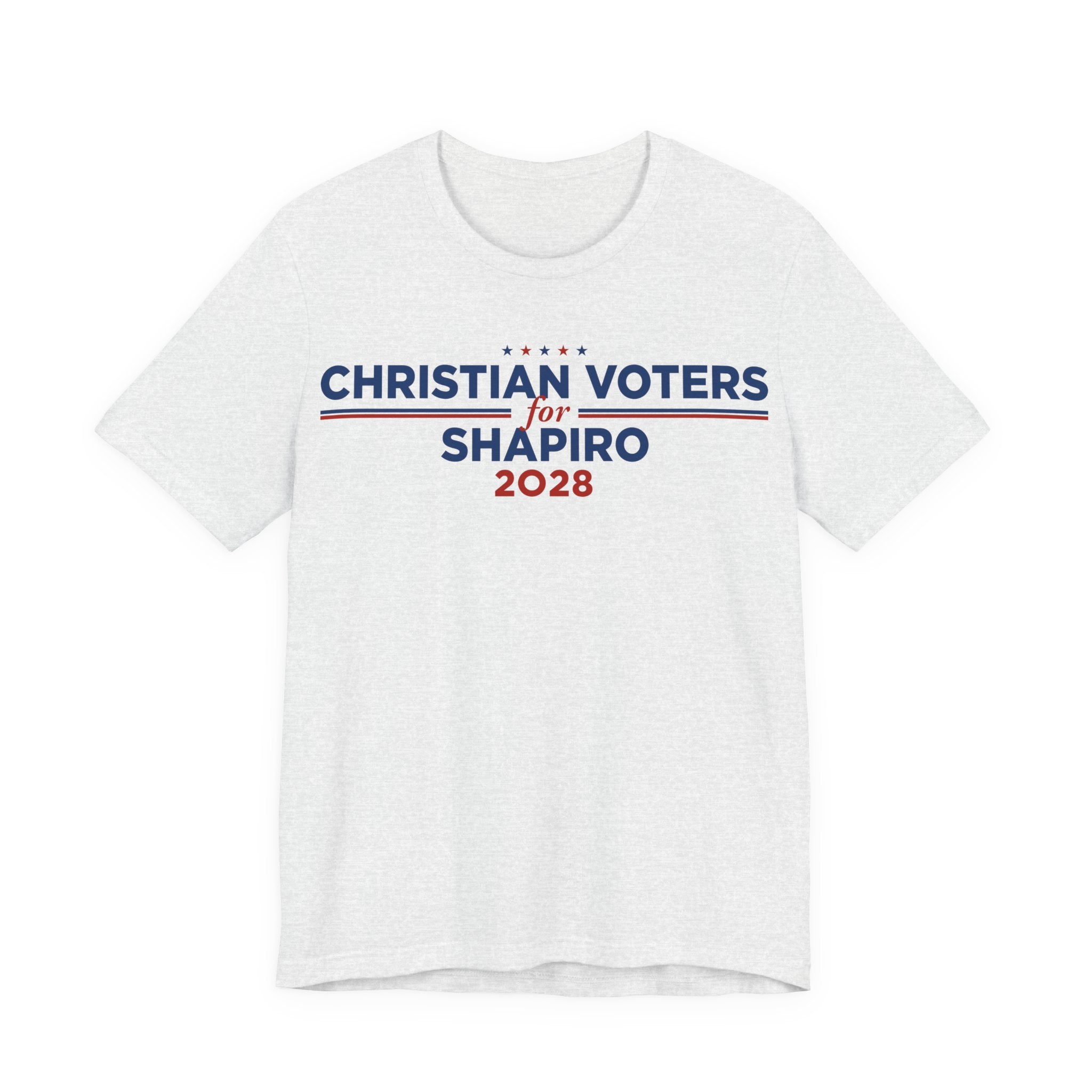 Christian Voters for Josh Shapiro for President Campaign T-Shirt 2028