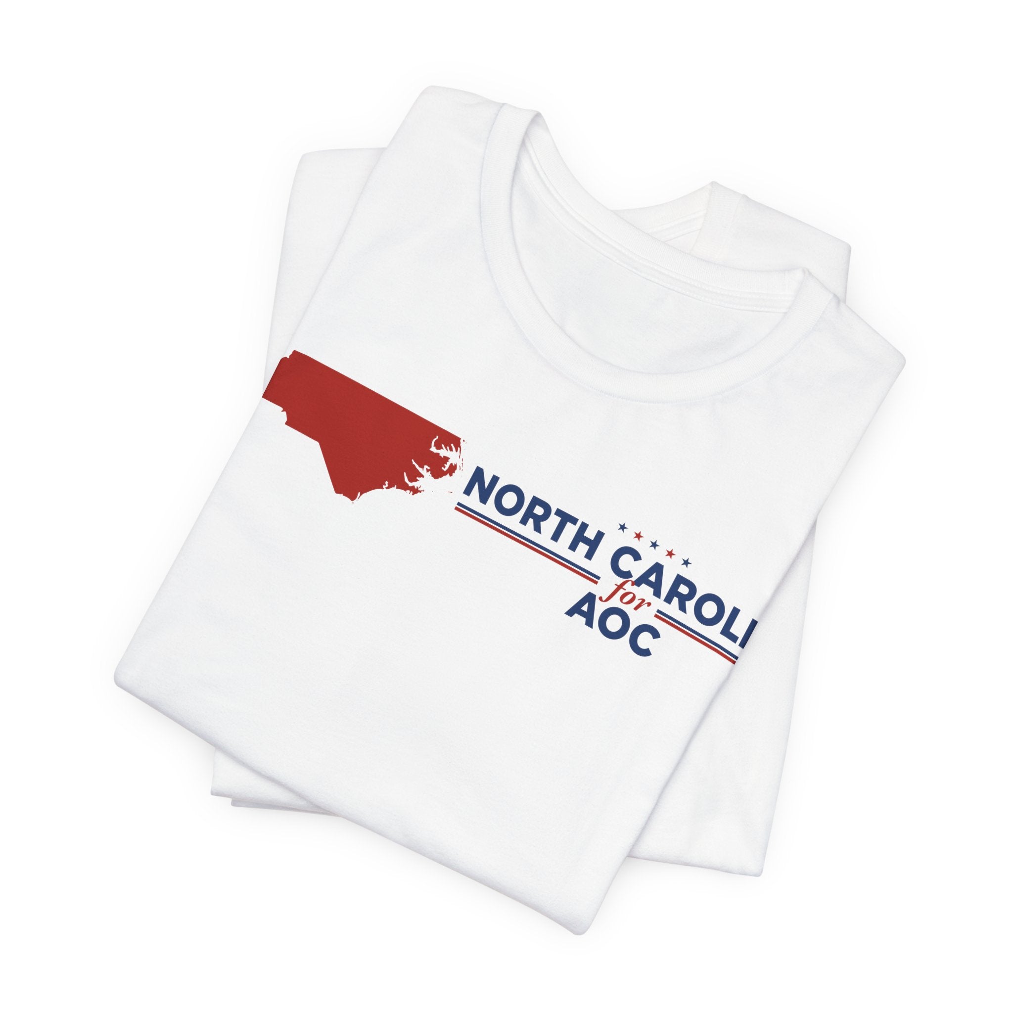 North Carolina for AOC for President Campaign T-Shirt 2028
