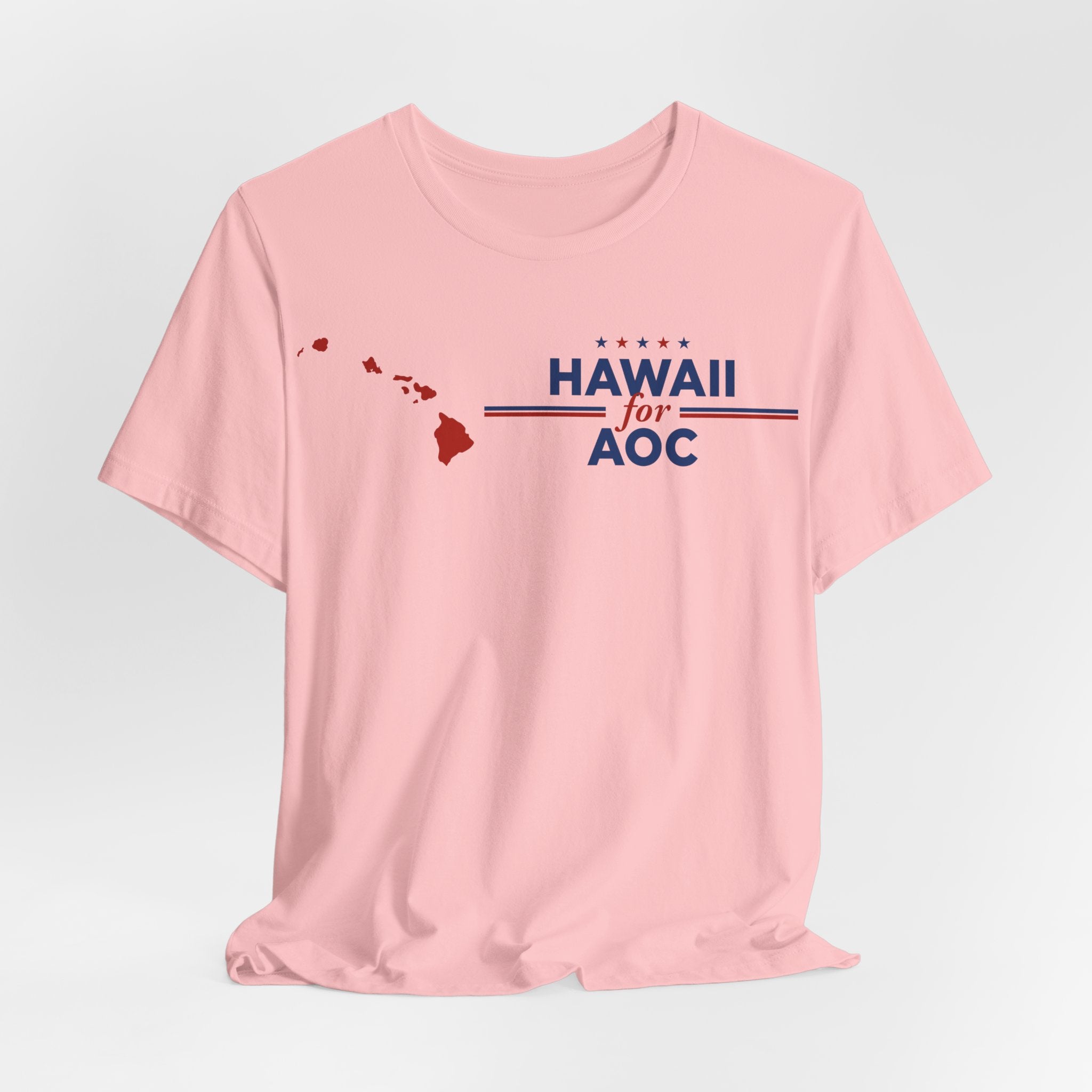 Hawaii for AOC for President Campaign T-Shirt 2028