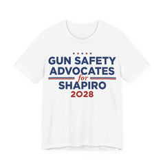 Gun Safety Advocates for Josh Shapiro for President Campaign T-Shirt 2028