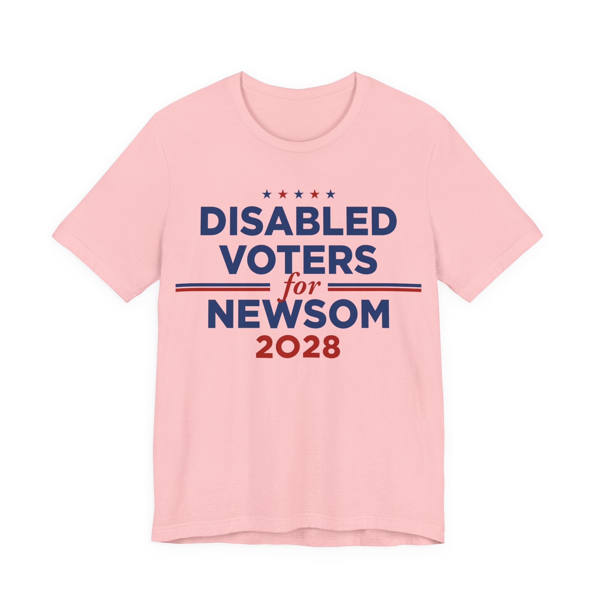 Disabled Voters for Gavin Newsom for President Campaign T-Shirt 2028