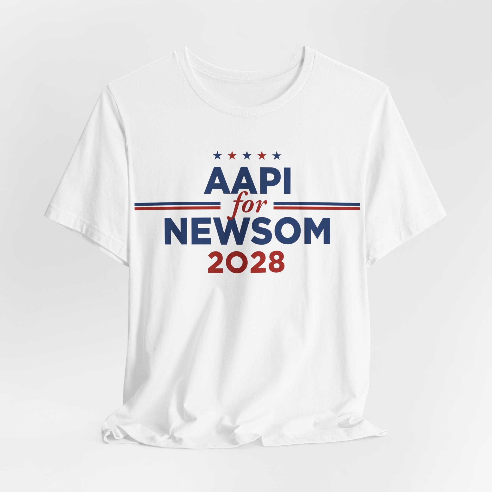 AAPI Asian American and Pacific Islander for Gavin Newsom Campaign T-Shirt for President 2028