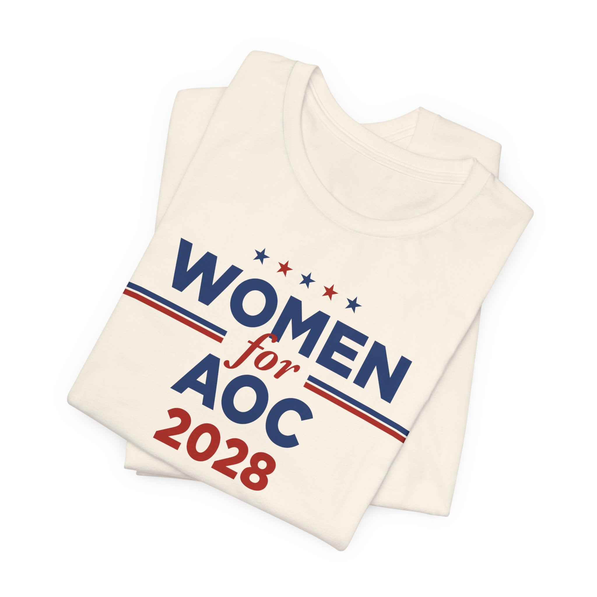 Women for AOC for President Campaign T-Shirt 2028