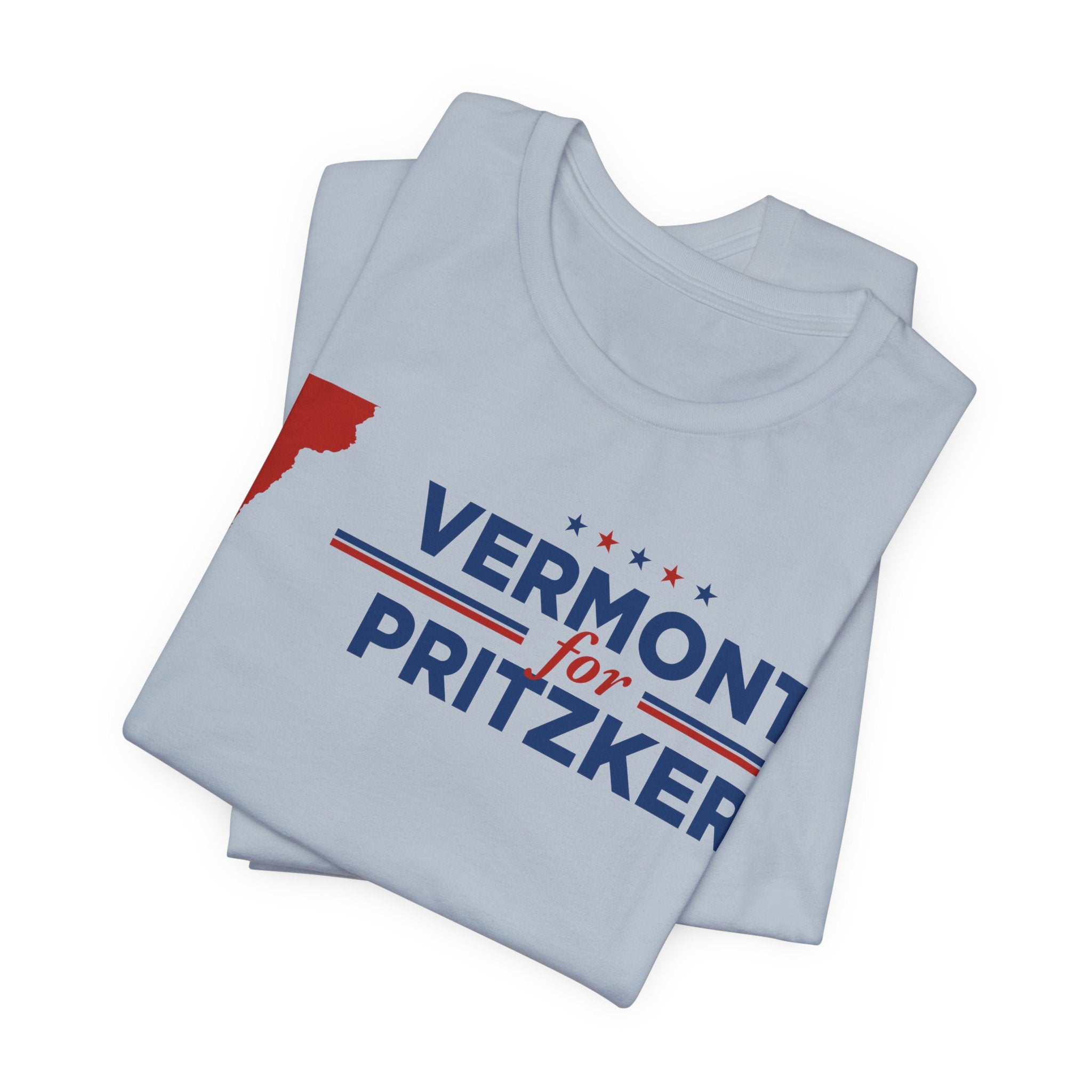Vermont for J.B. Pritzker for President Campaign T-Shirt 2028